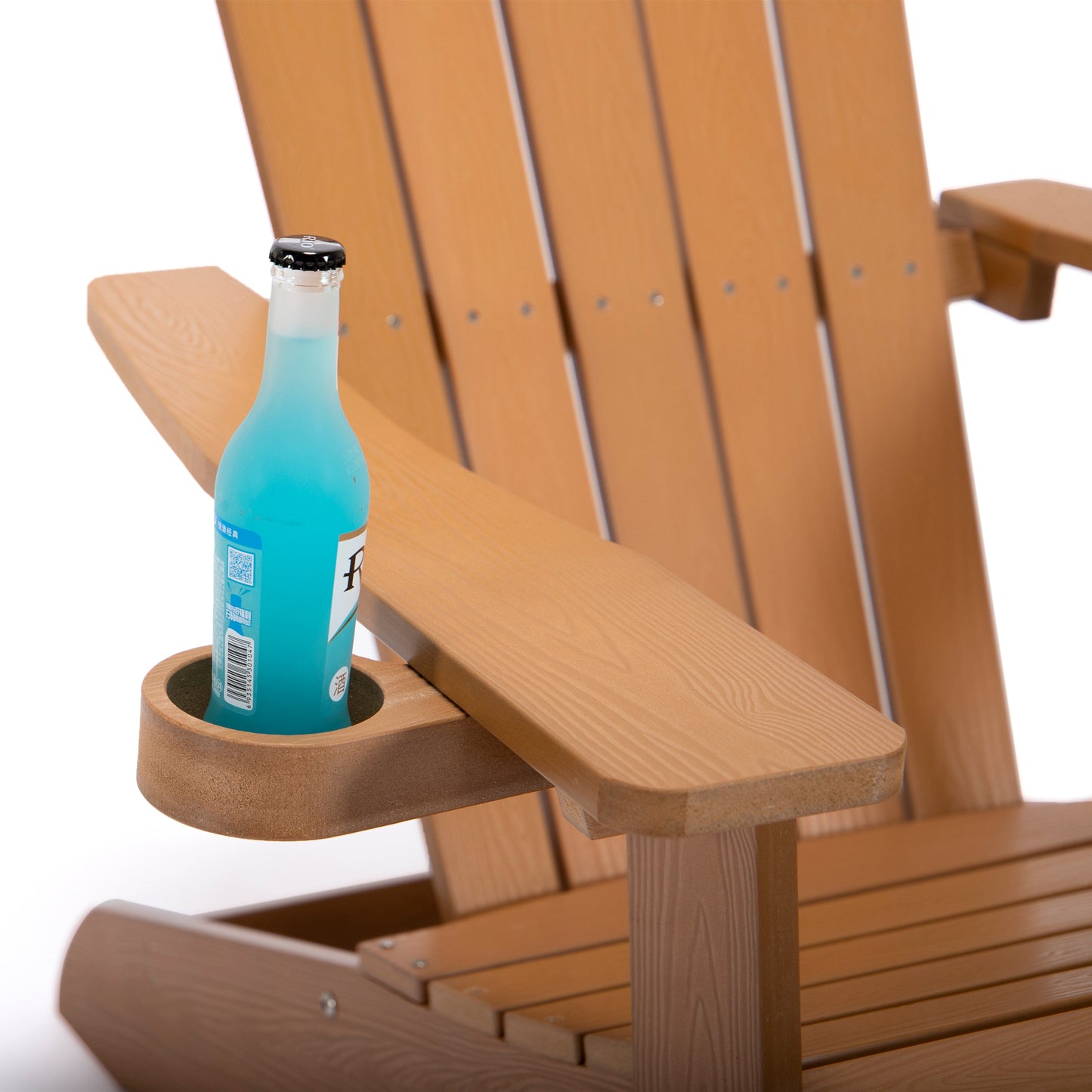 The All-Weather TALE Adirondack Chair with Cup Holder