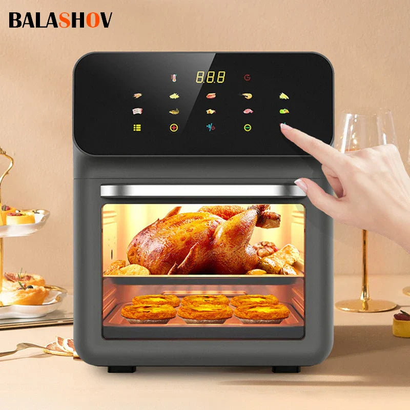 10L large capacity electric air fryer for oil-free healthy cooking