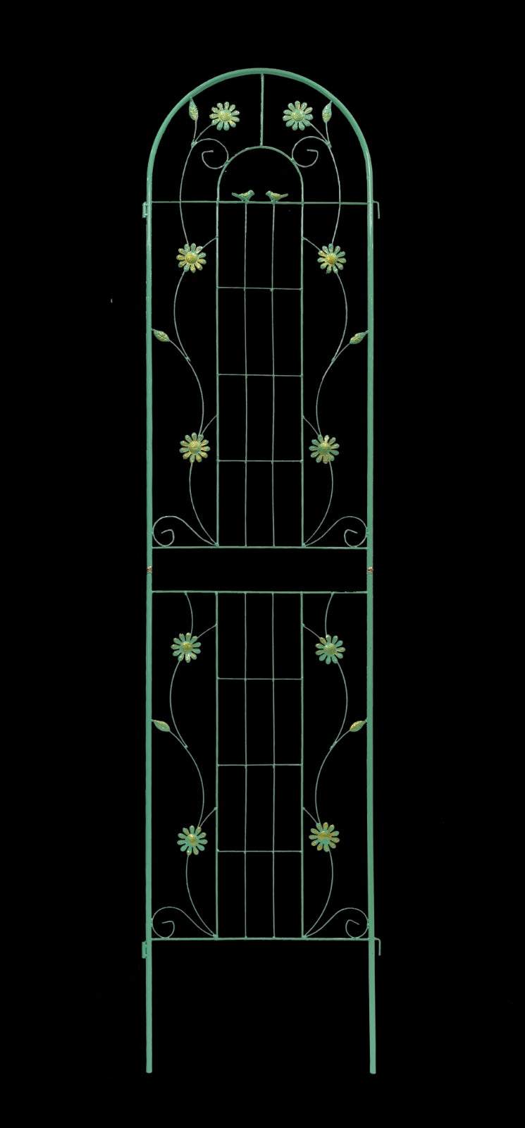 2-Pack Metal Garden Trellis 86.7x19.7 Rustproof For Climbing Plants Outdoor