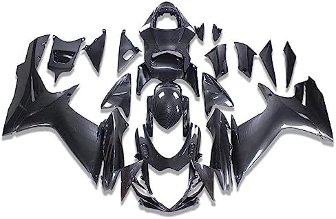 2014 Suzuki GSXR 1000 fairing look in carbon fiber style, aerodynamic ABS bodywork for GSX-R 600/750 models from 2011 to 2024