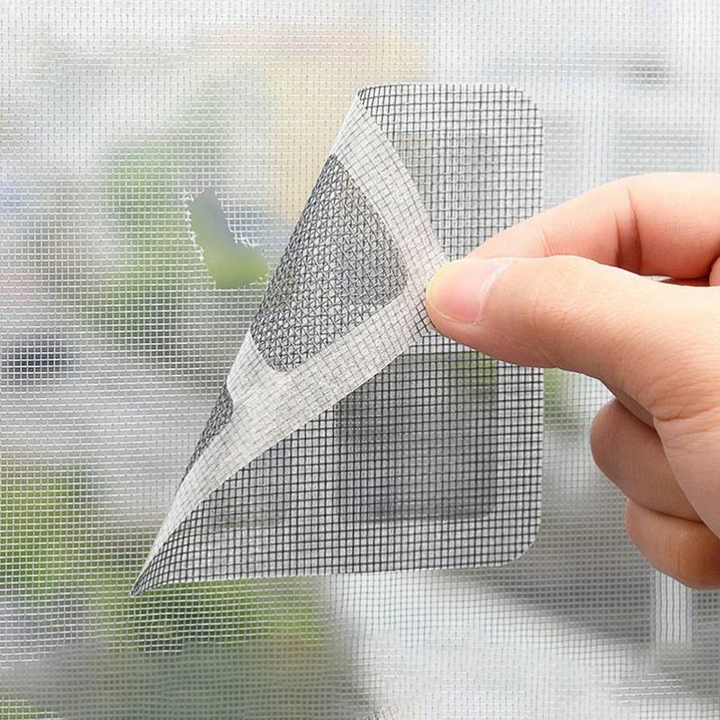 6-Pack Self-Adhesive Screen Patch Kit 4x4 Inches