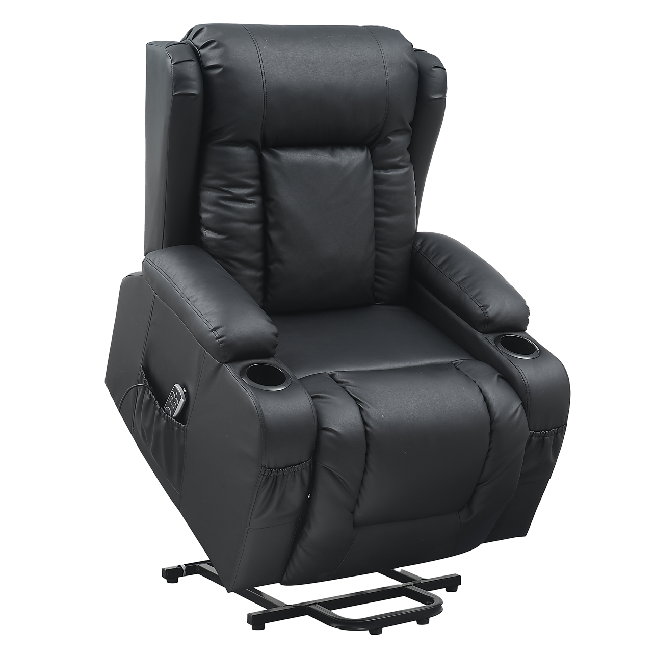 Lift Heated Leather Recliner Electric Massage Chair with USB port