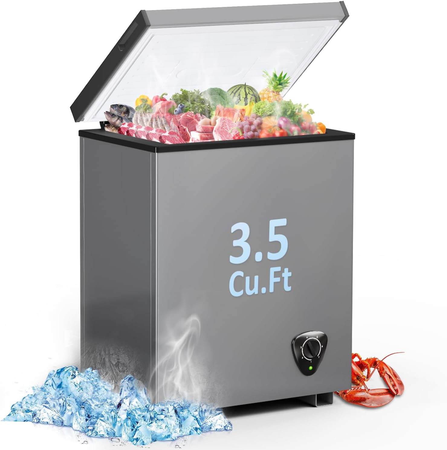 LifePlus 4.2 Cu Ft Chest Freezer