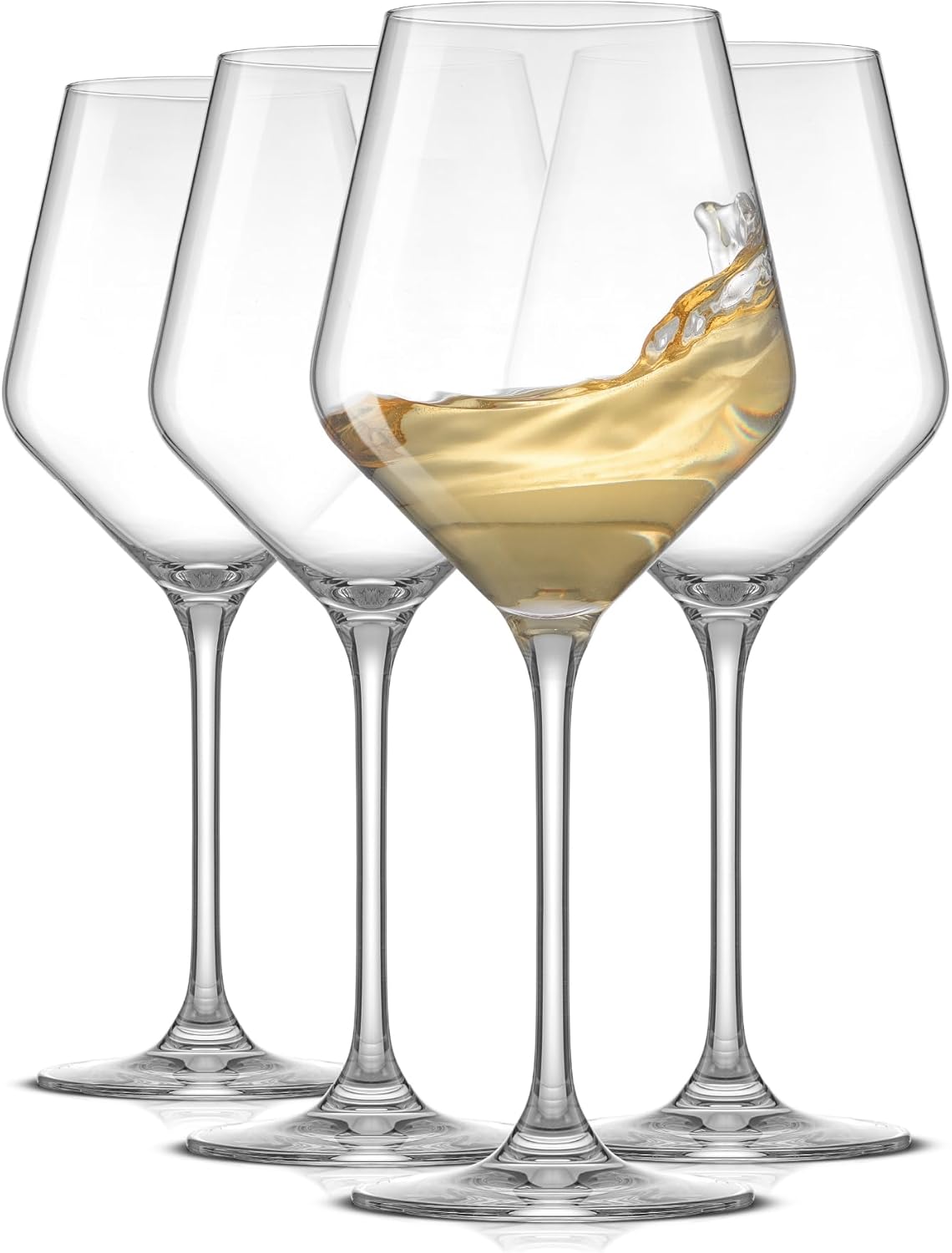 JoyJolt White Wine Glasses