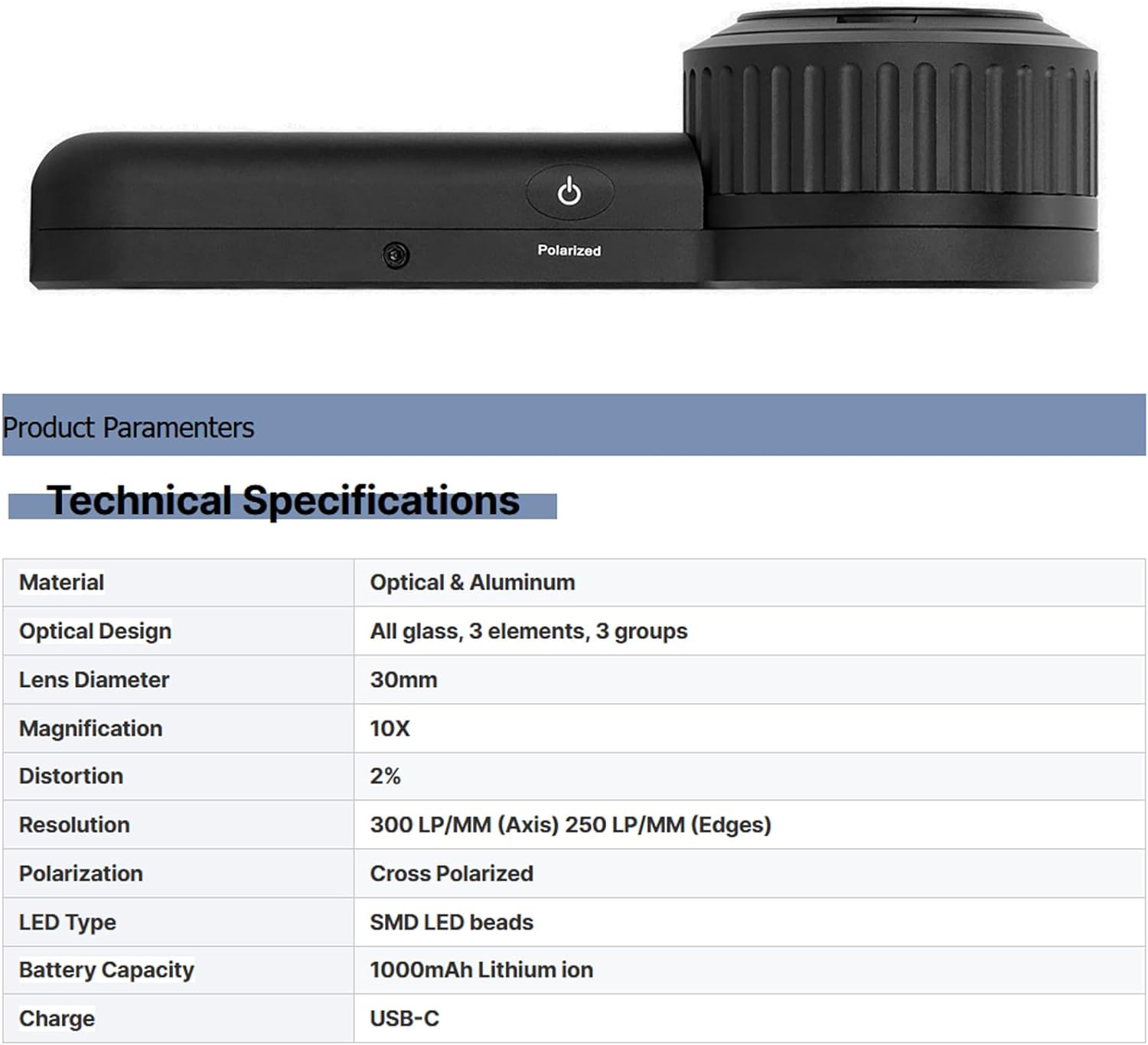 IBOOLO DE-3100 Dermatoscope