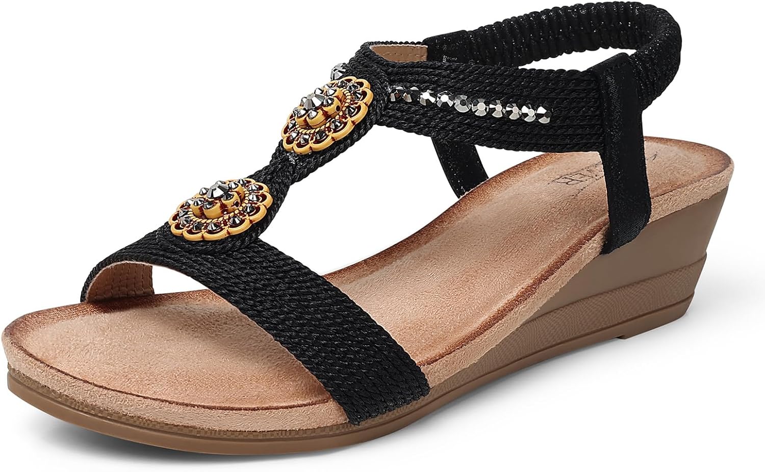 SHIBEVER Wedge Sandals