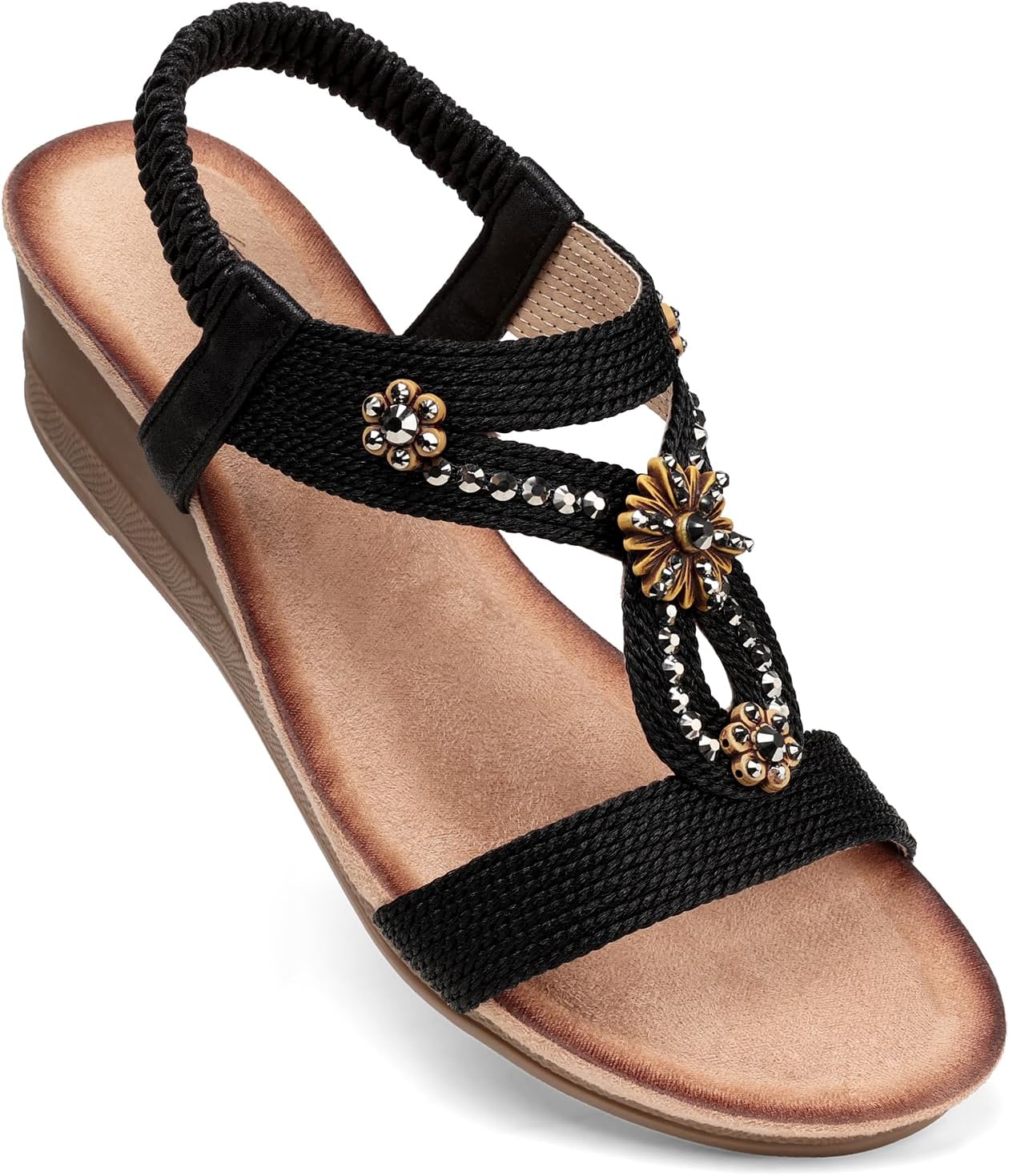 SHIBEVER Wedge Sandals