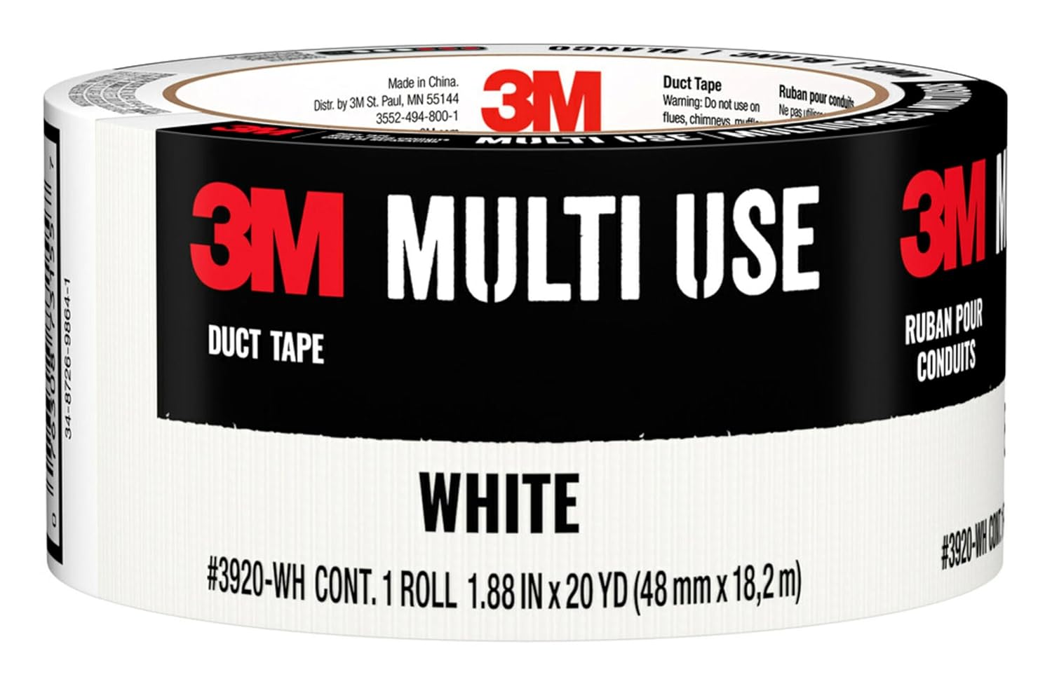 Black 3M multi-use duct tape