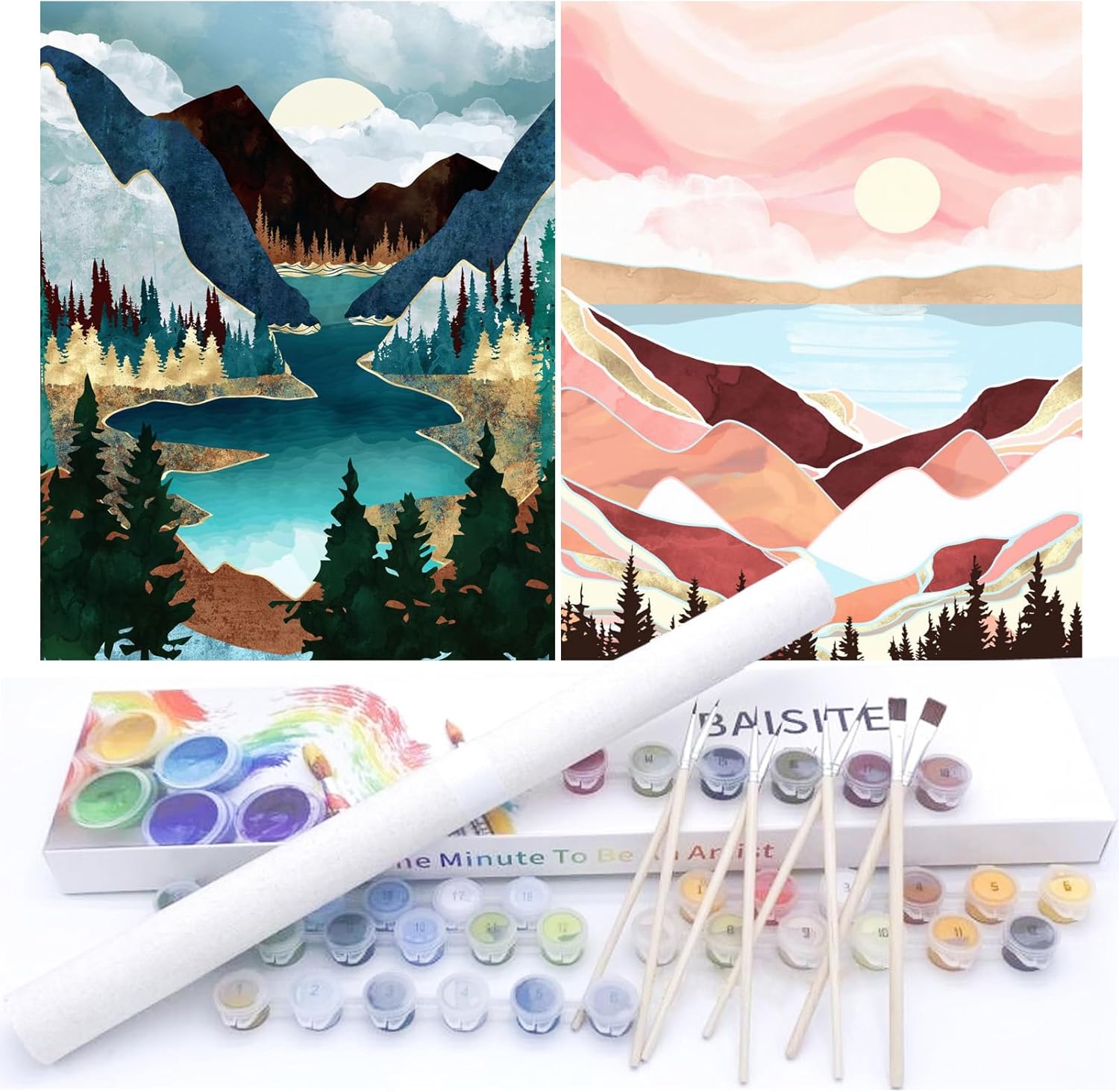 BAISITE Paint by Numbers Kit