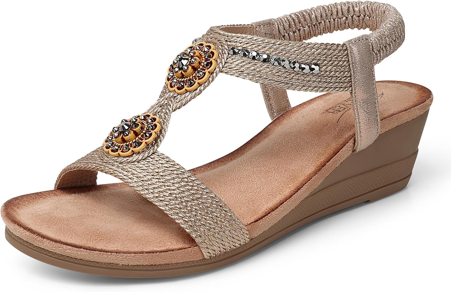 SHIBEVER Wedge Sandals