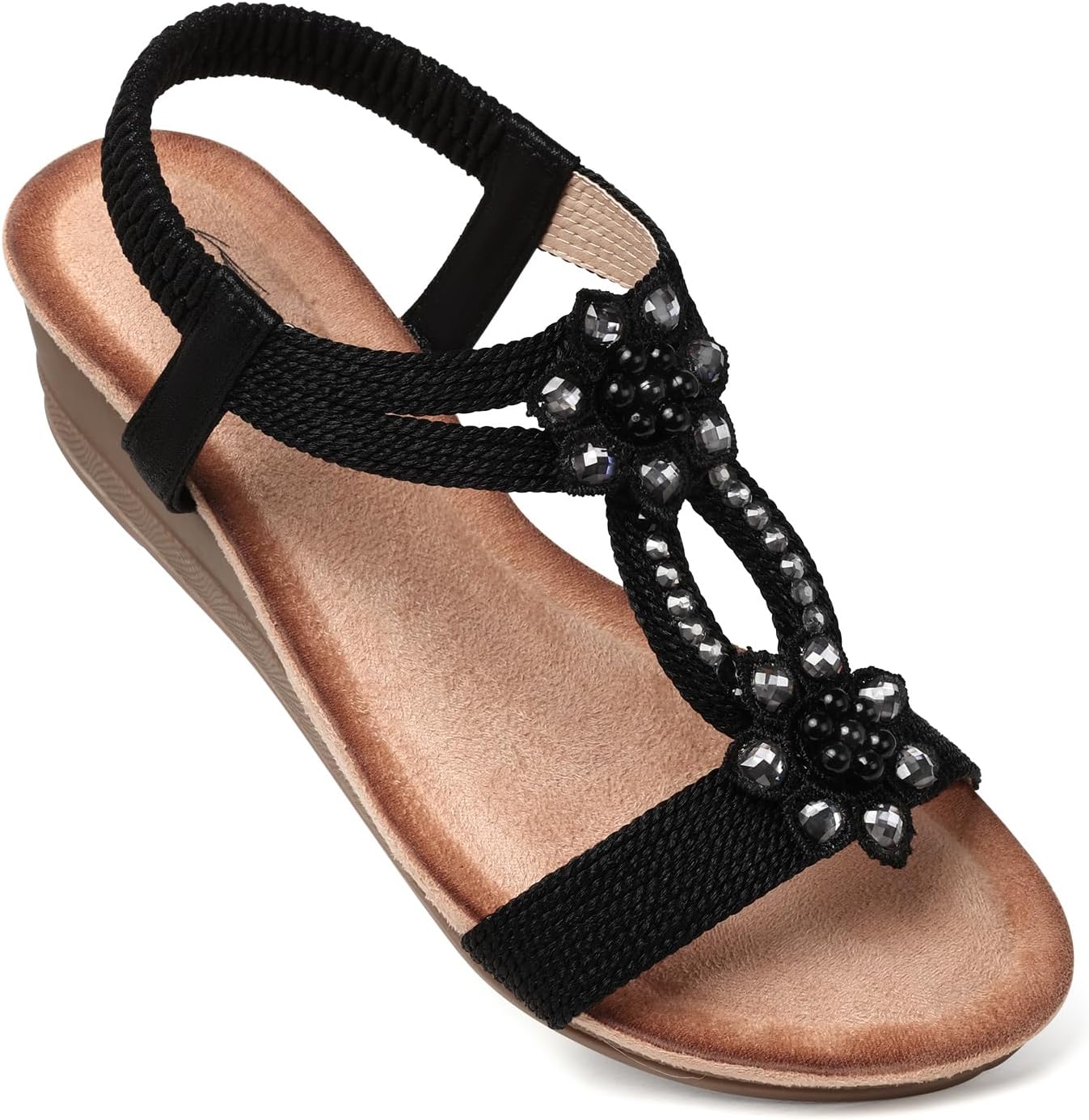 SHIBEVER Wedge Sandals
