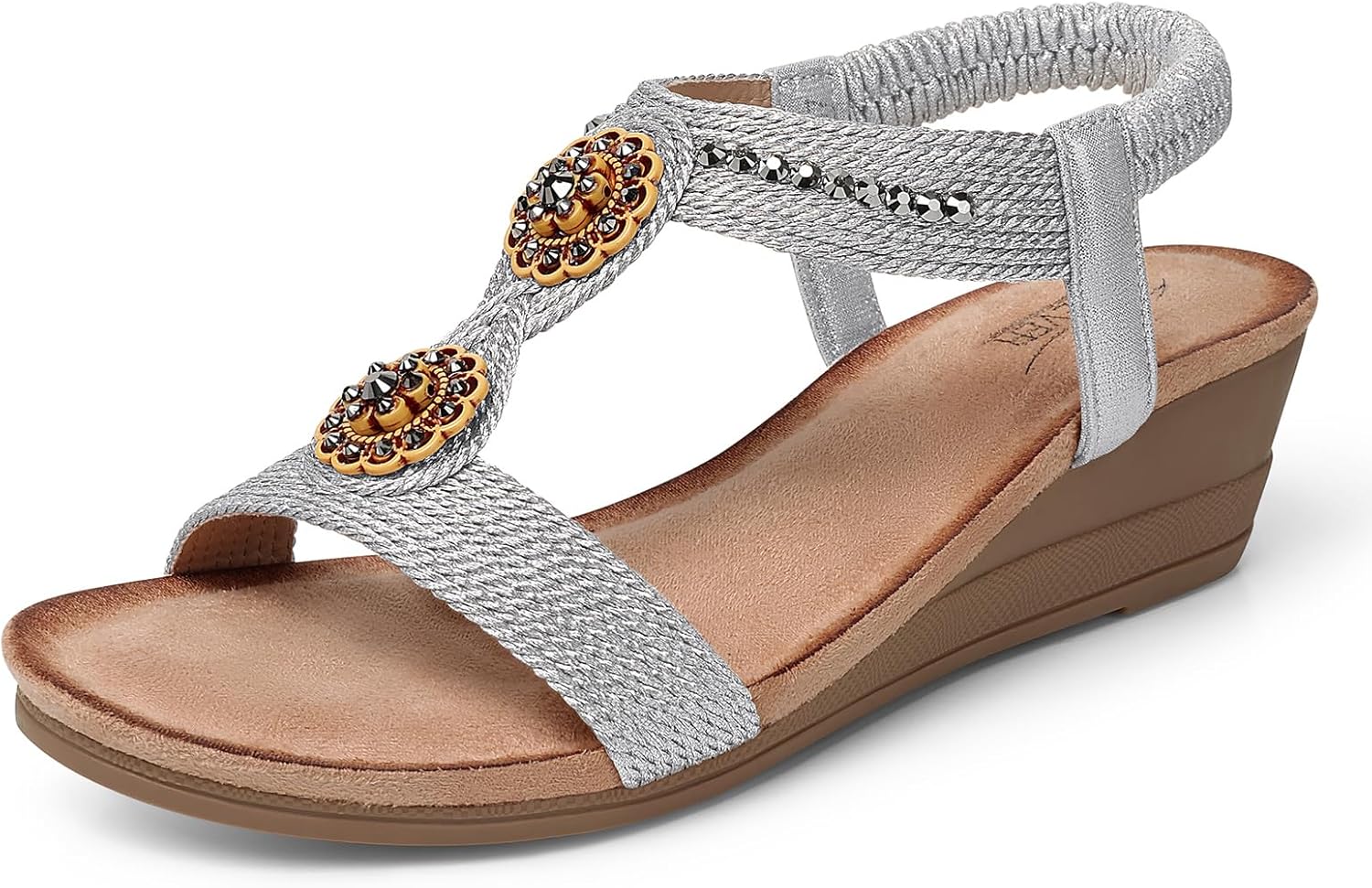 SHIBEVER Wedge Sandals