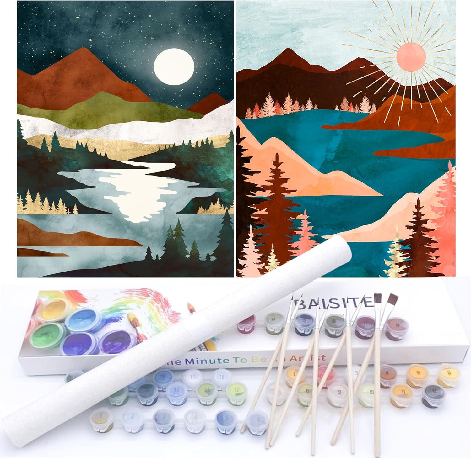 BAISITE Paint by Numbers Kit