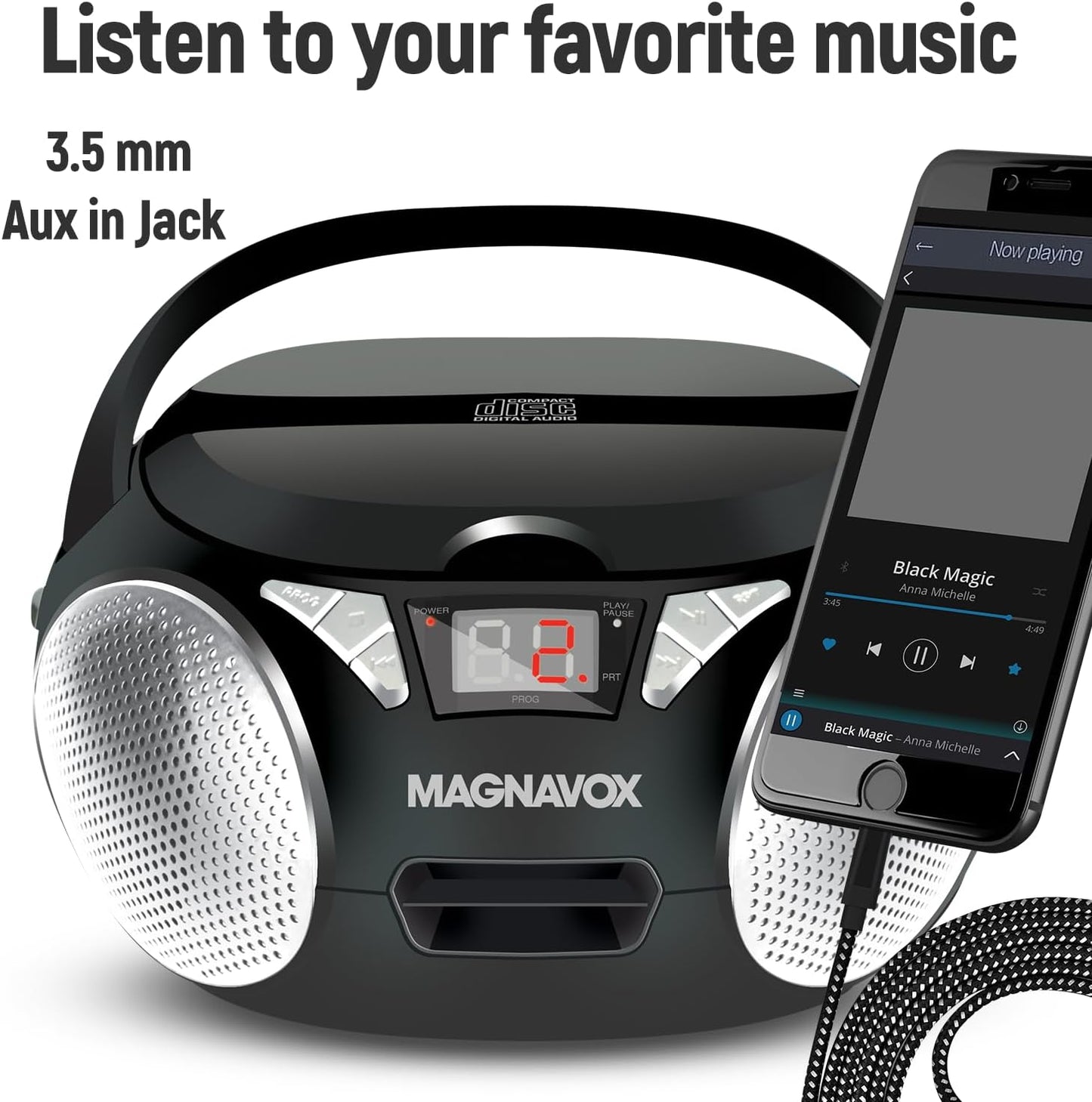 Magnavox MD6924 CD Boombox