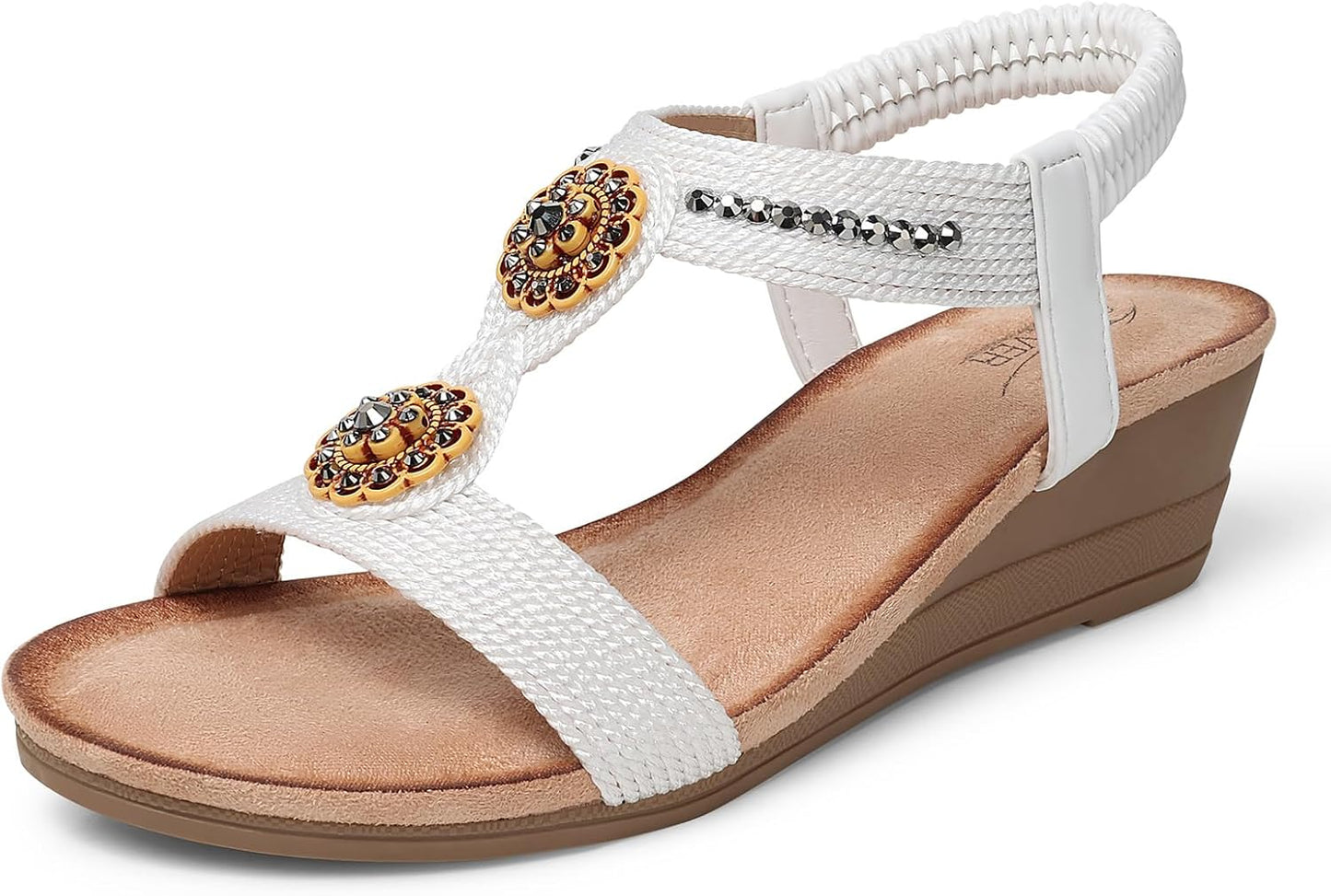 SHIBEVER Wedge Sandals