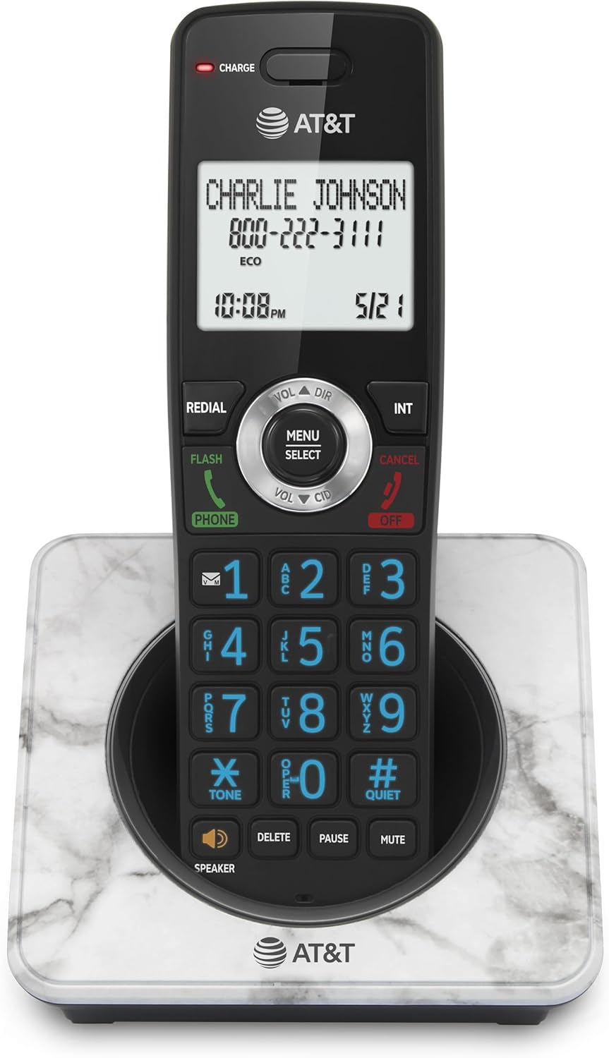 AT&T 2-Handset Cordless Phone with Call Block & ID