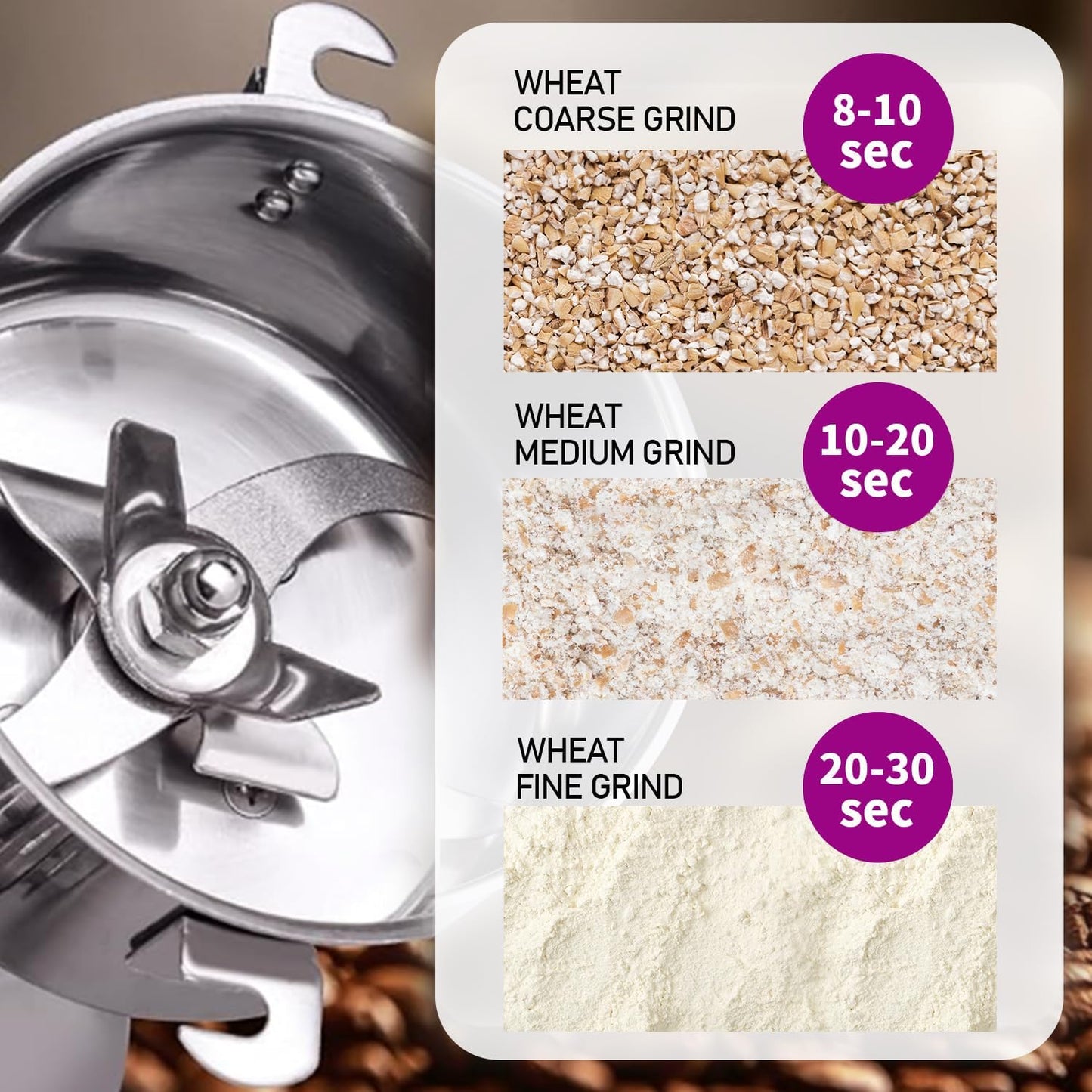 150g Grain Mill Grinder