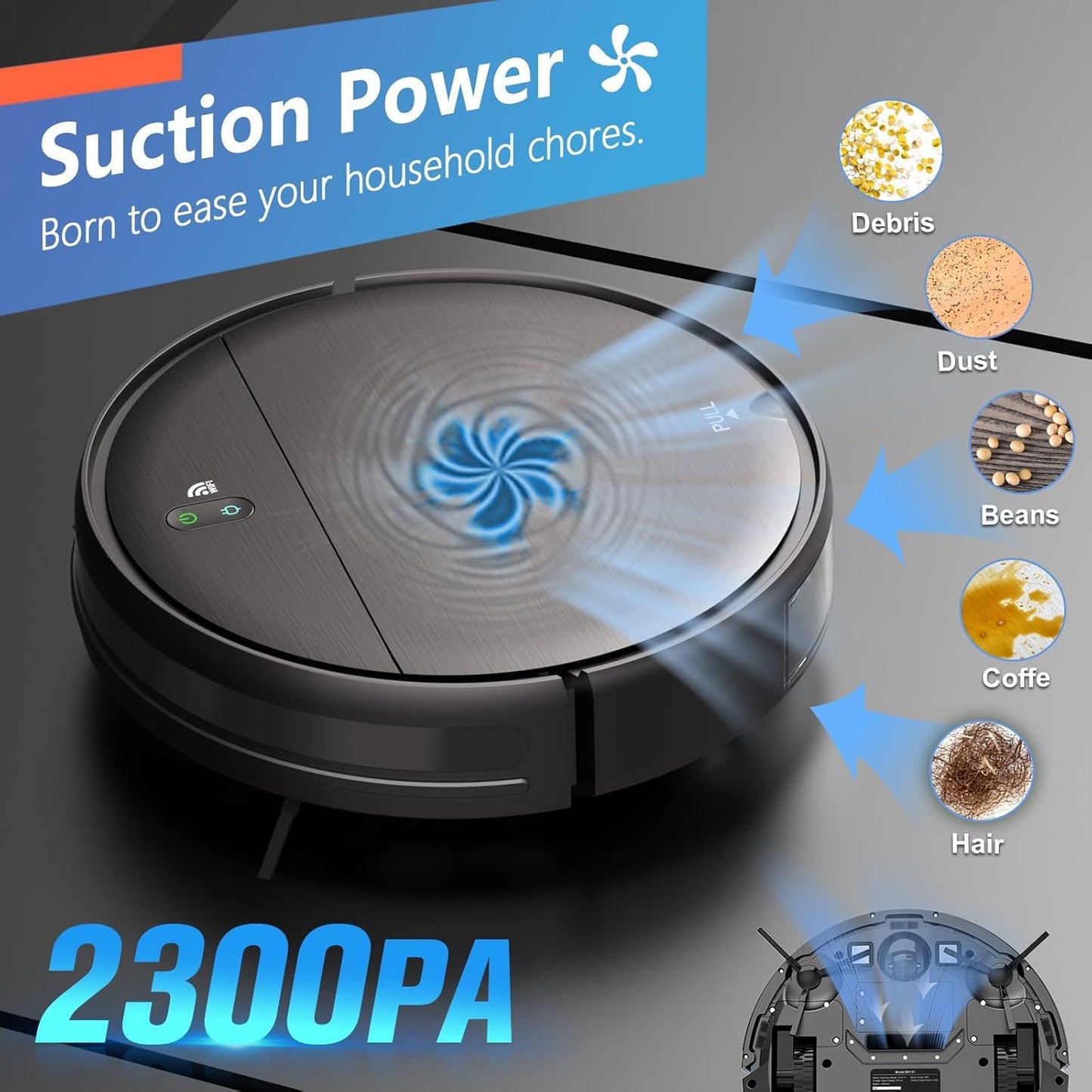 MAMNV Robot Vacuum Mop