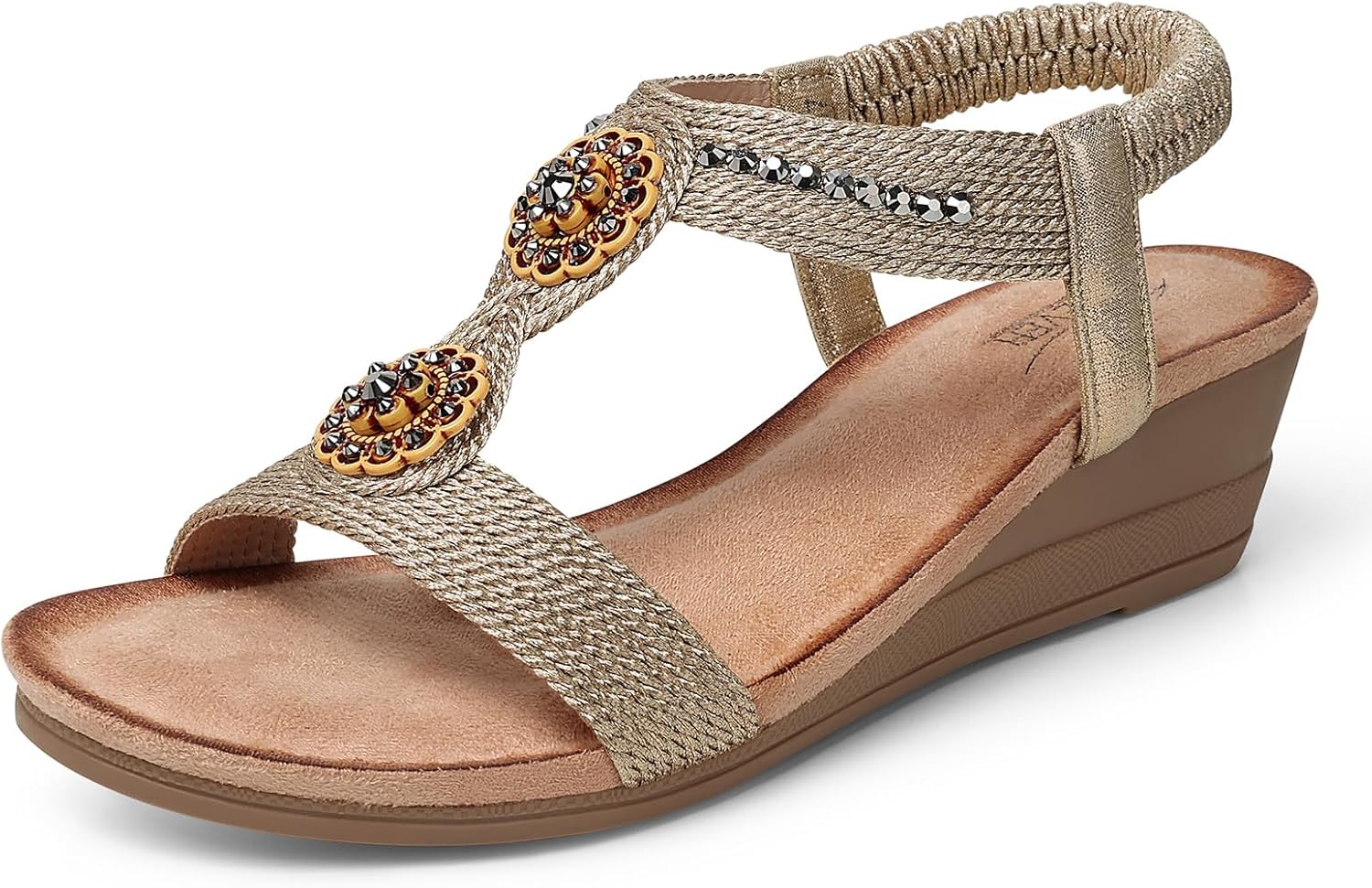 SHIBEVER Wedge Sandals