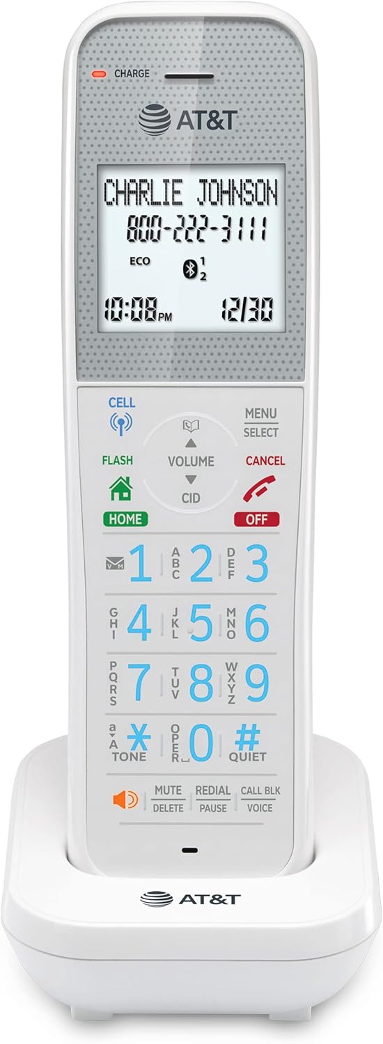 AT&T 2-Handset Cordless Phone with Call Block & ID