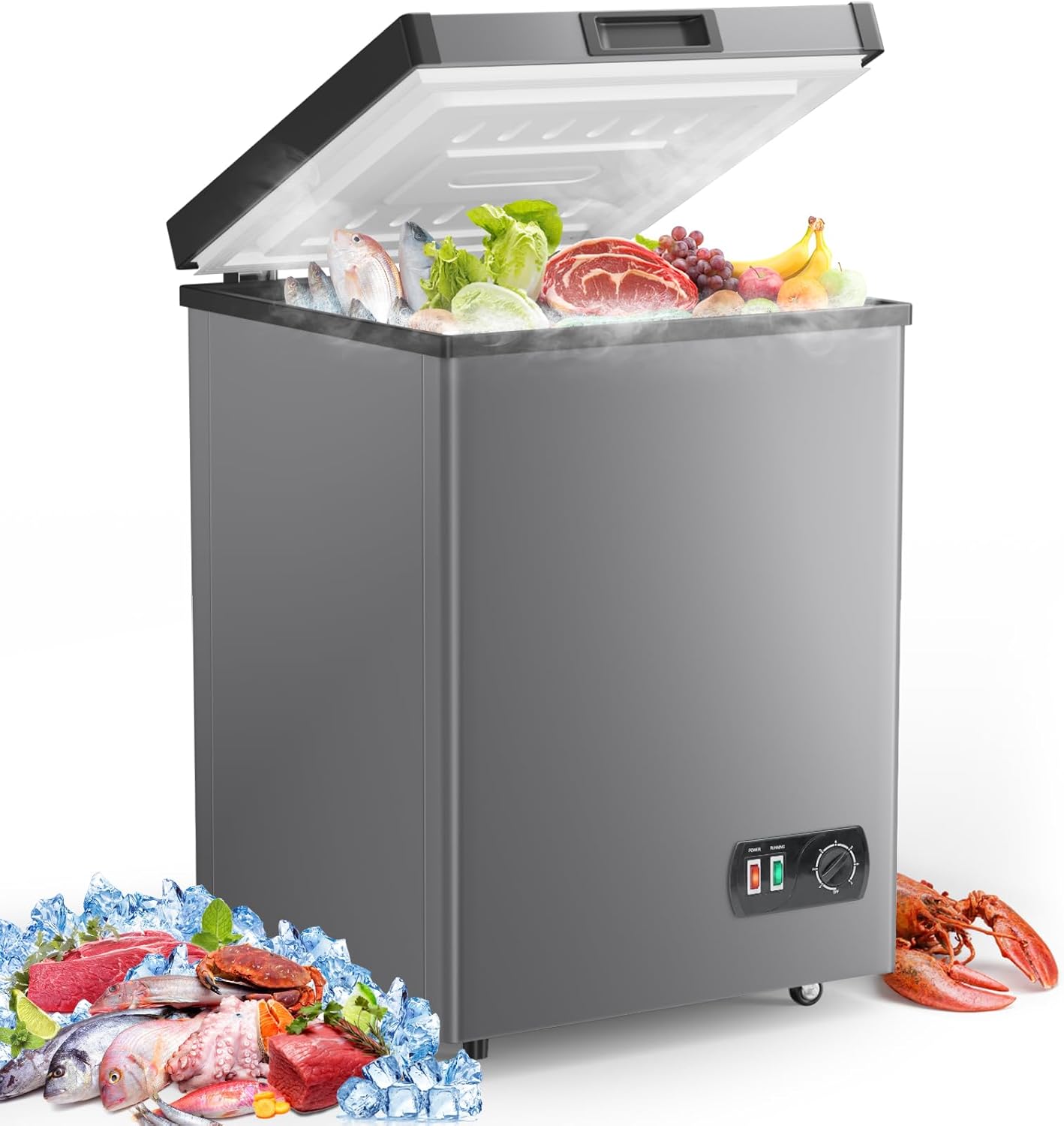 LifePlus 4.2 Cu Ft Chest Freezer