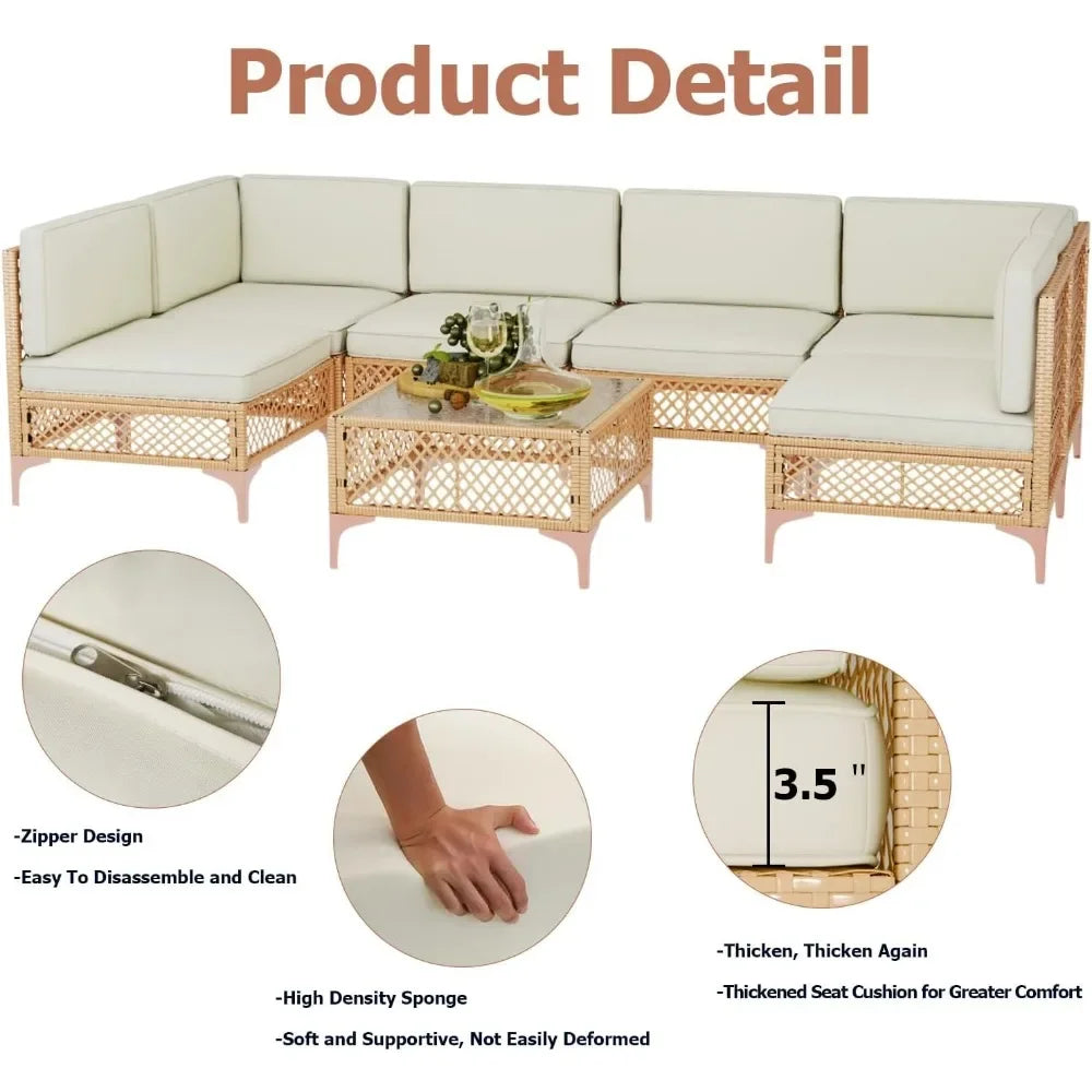 7‑Piece Outdoor Patio Set