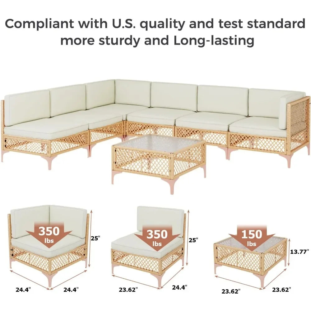 7‑Piece Outdoor Patio Set