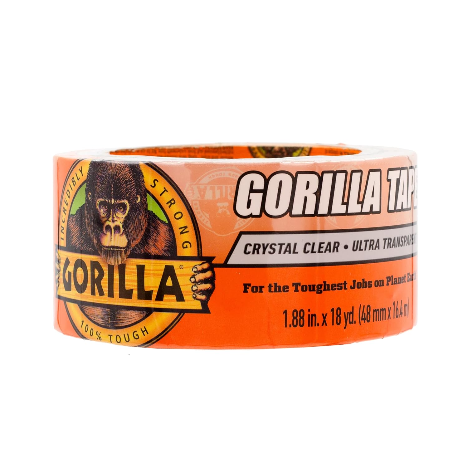 Clear Gorilla duct tape roll 18yd