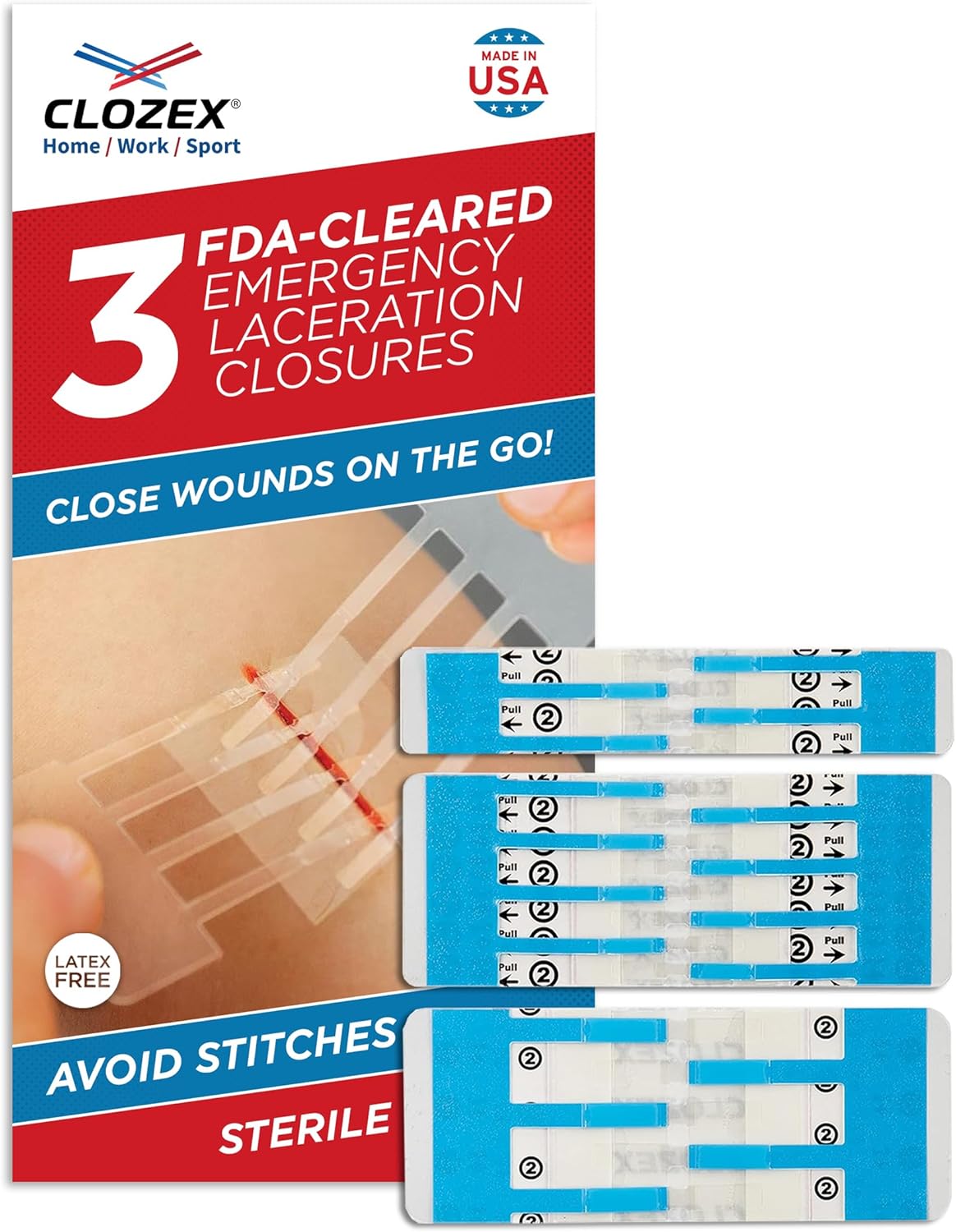 Clozex Wound Closure Strips Kit