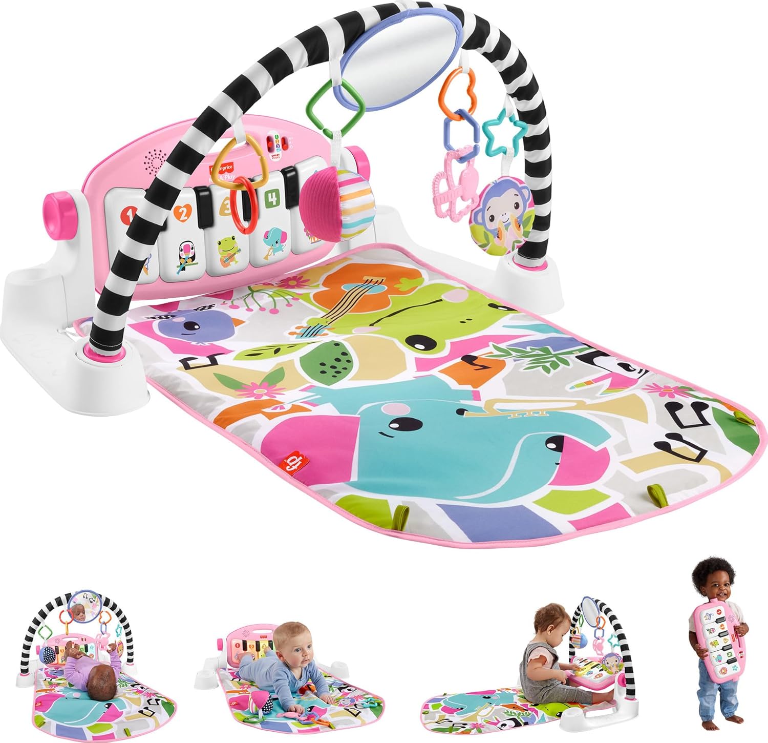 Fisher-Price baby playmat with musical piano