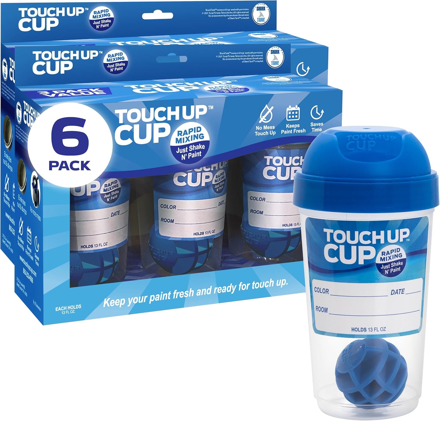 Touch Up Cup paint storage containers