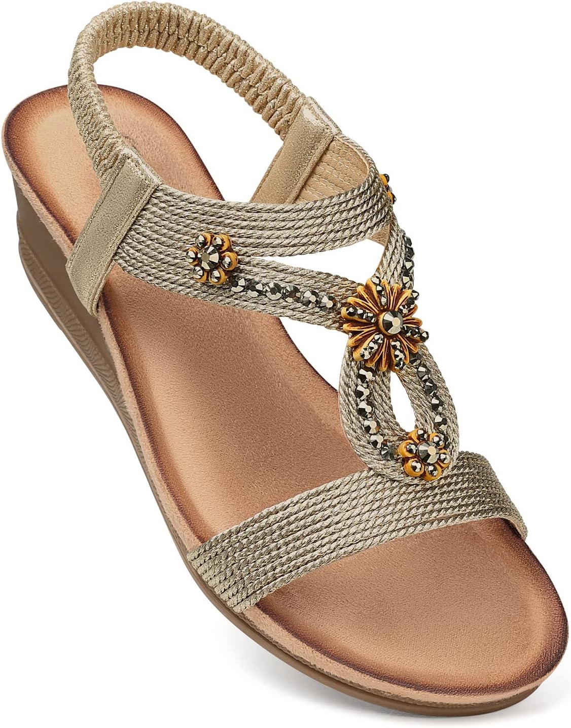 SHIBEVER Wedge Sandals