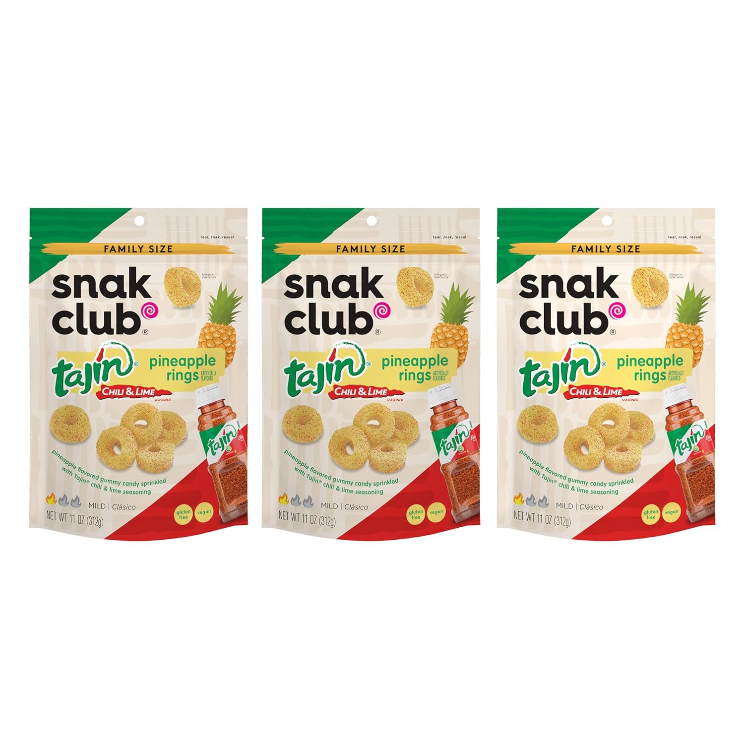 Snak Club Tajin Watermelon Rings