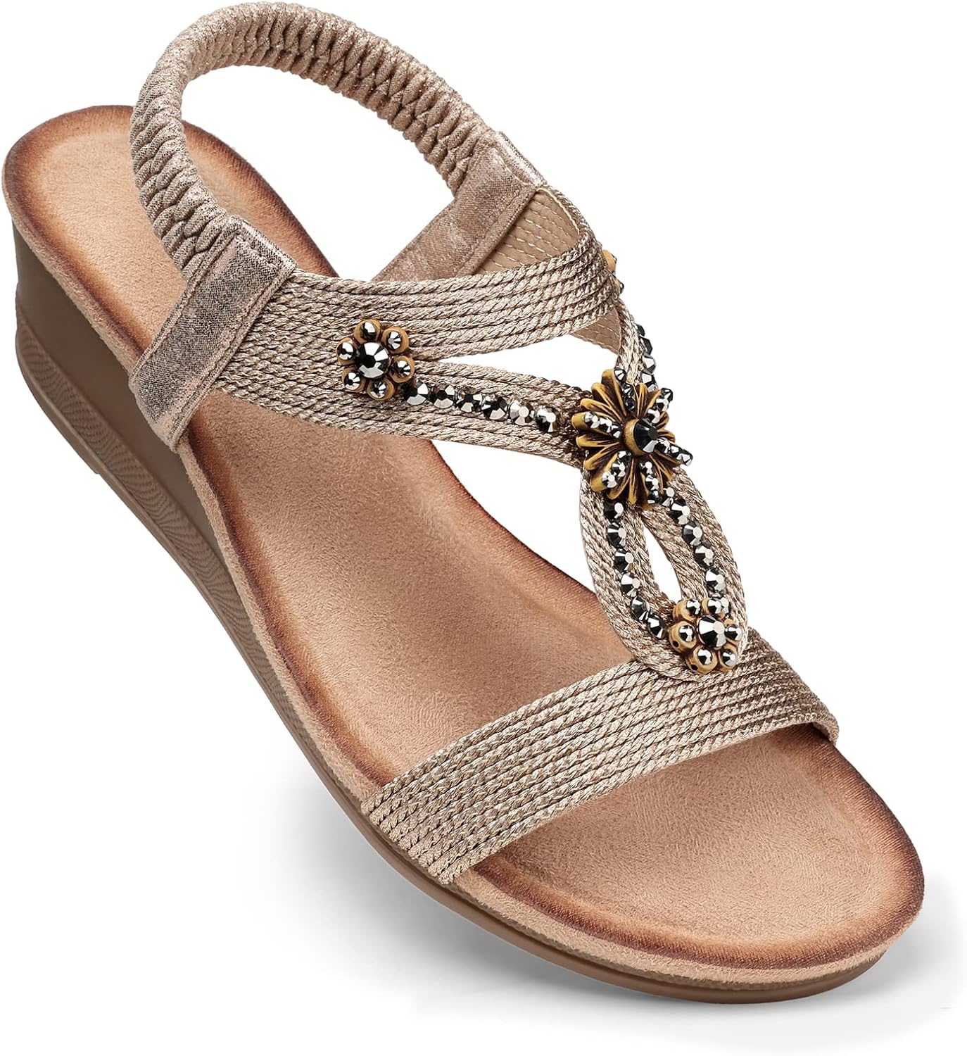 SHIBEVER Wedge Sandals