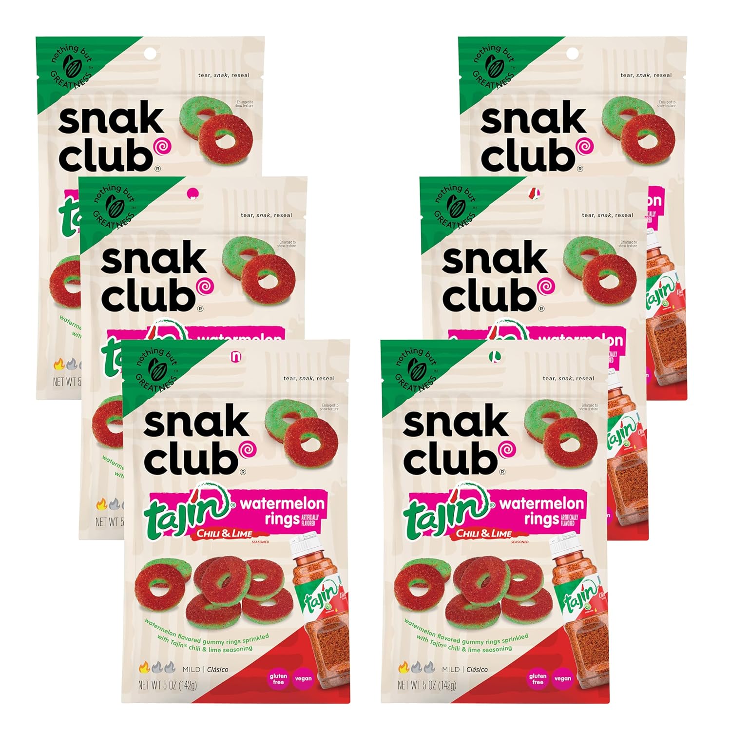 Snak Club Tajin Watermelon Rings