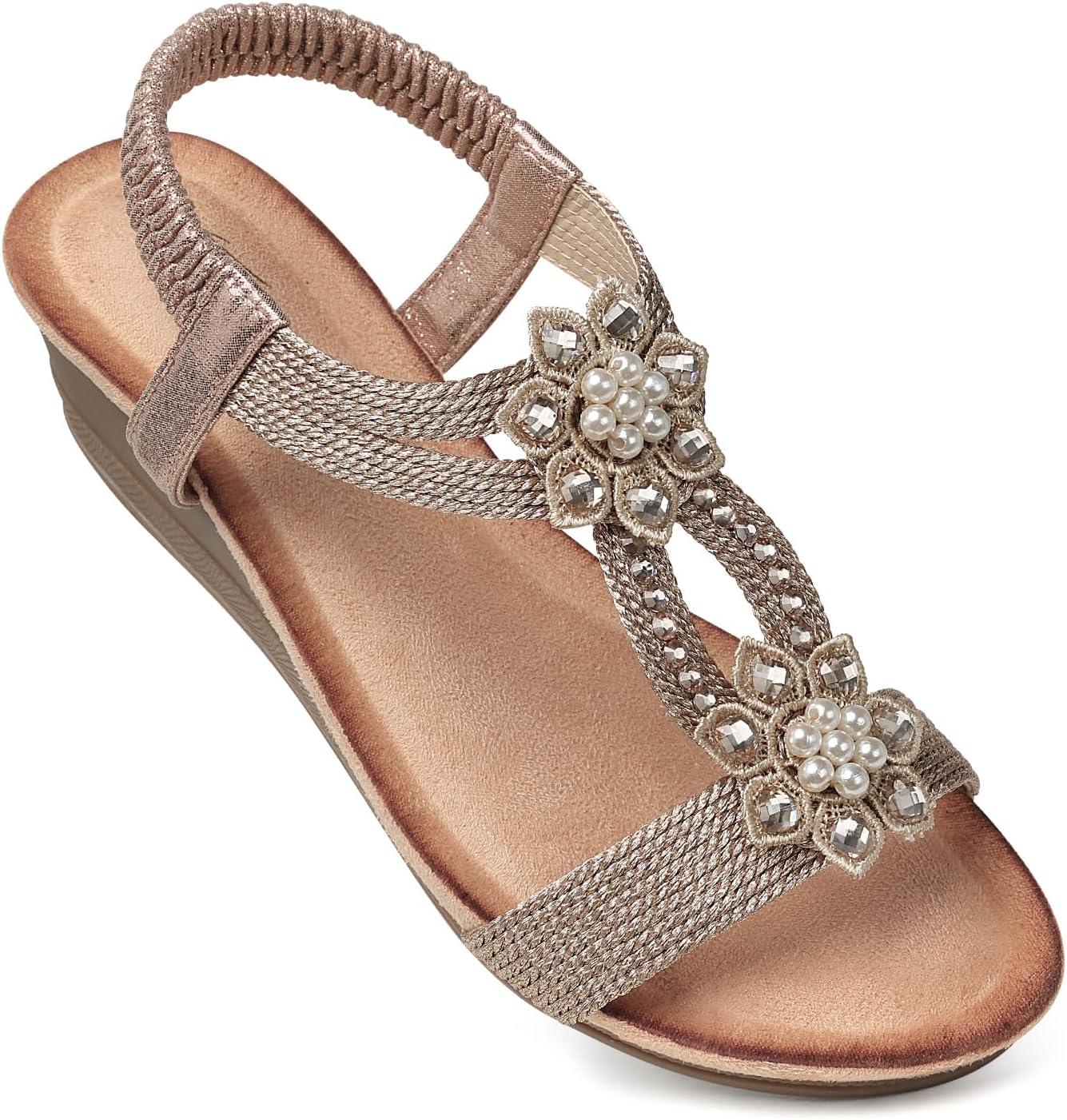 SHIBEVER Wedge Sandals