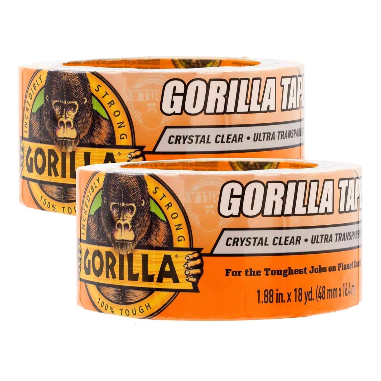 Clear Gorilla duct tape roll 18yd
