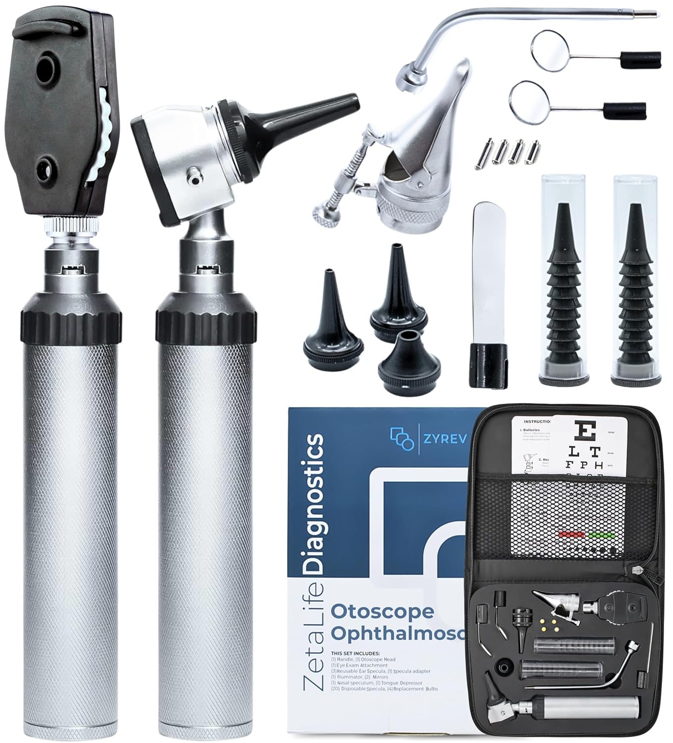 Zyrev Otoscope Ophthalmoscope Diagnostic Kit