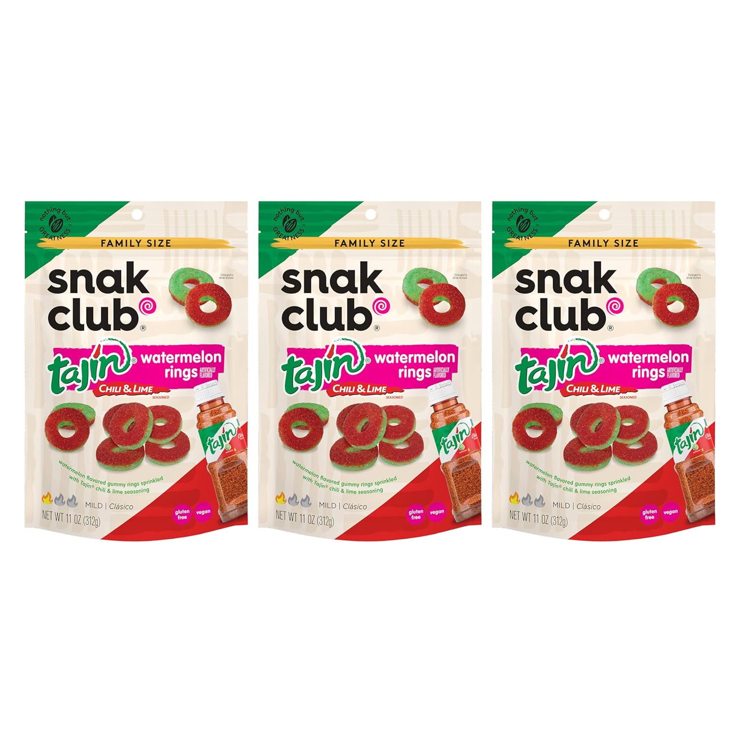 Snak Club Tajin Watermelon Rings