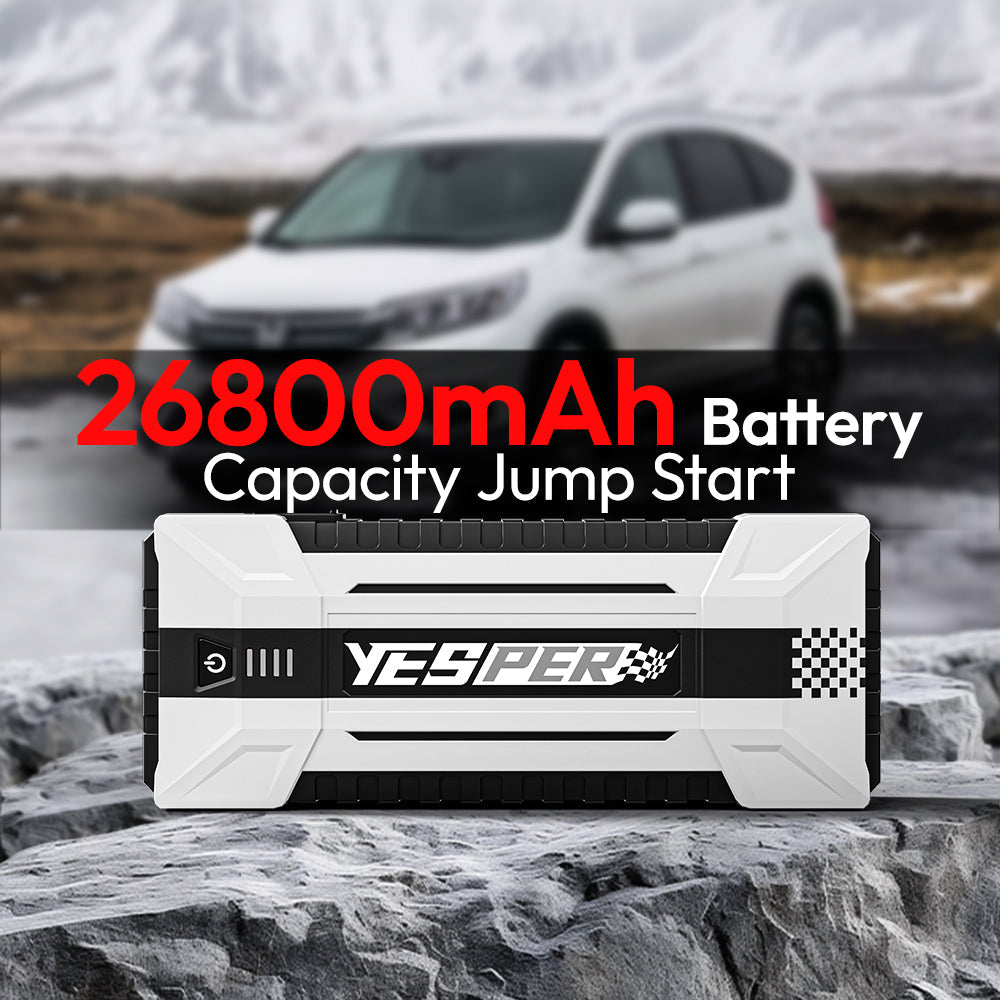 YESPER Car Jump Box ,4120A Peak Jump Box Starter For Car,ALL Gas and Up to 10.0L Diesel Engine, Powerful 12V Jump Pack With Power Bank/Quick Charge/LED Light