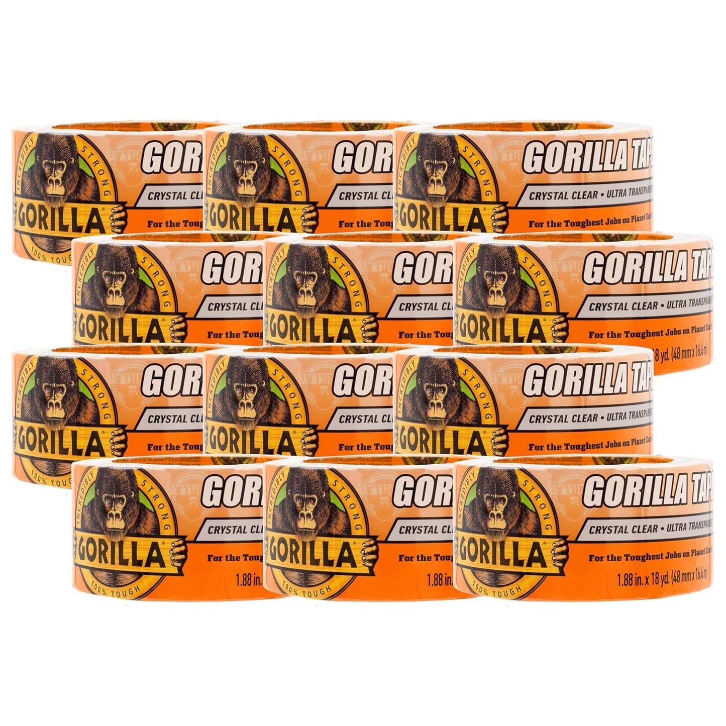 Clear Gorilla duct tape roll 18yd