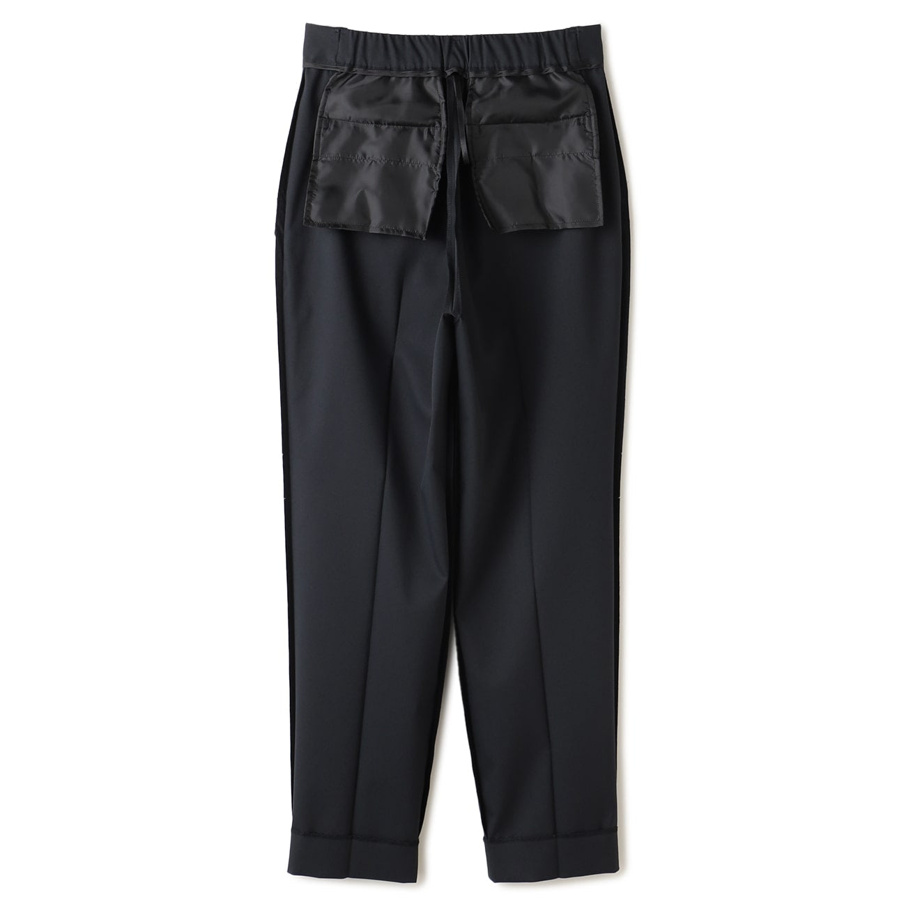 Women's Navy Water Repellent Cropped Stretch Pants