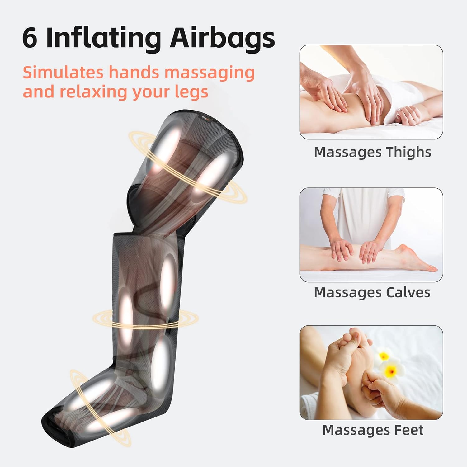 Adjustable Compression Leg Massager