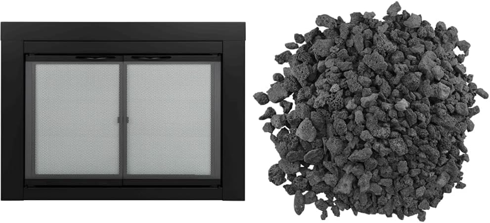 Alpine Fireplace Glass Door