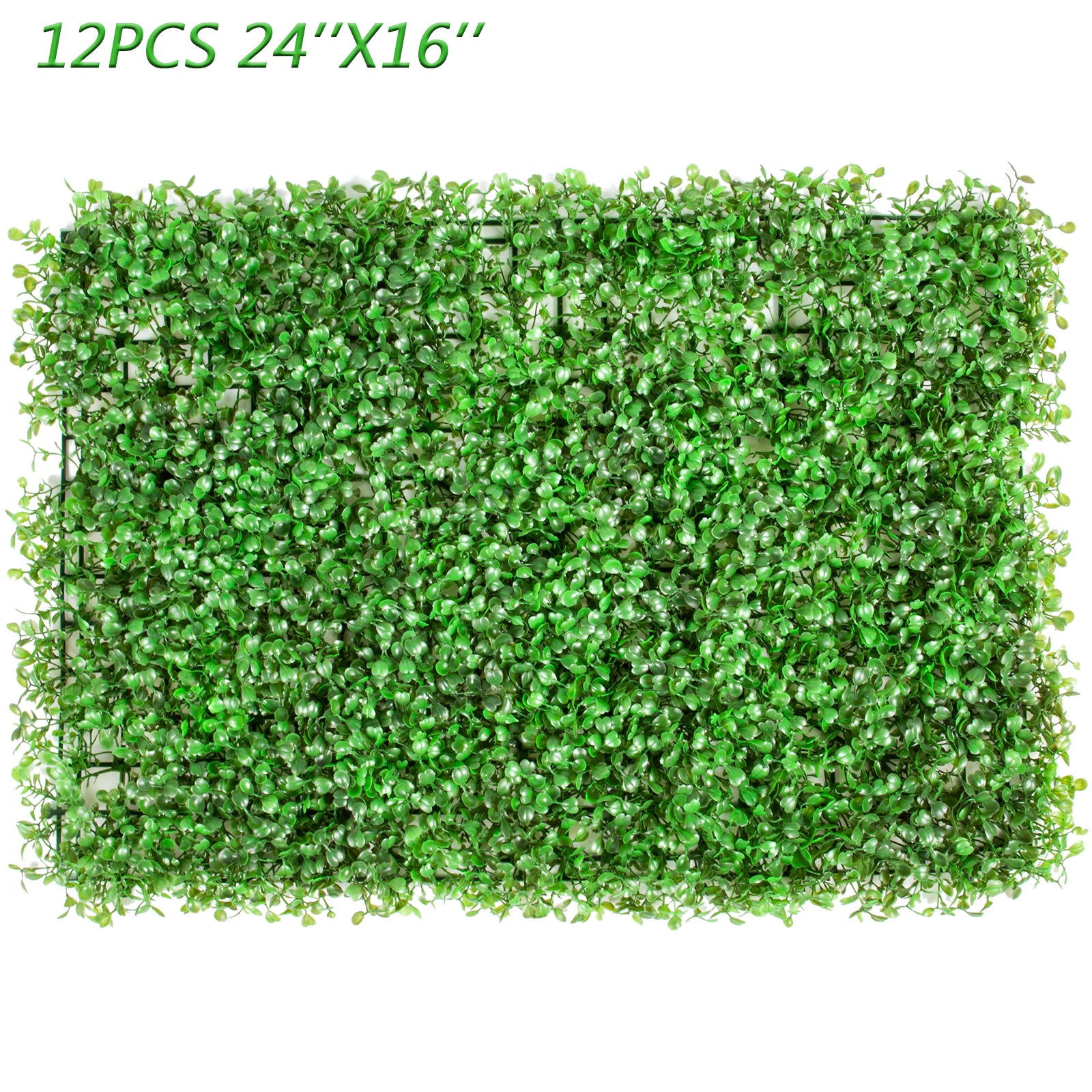 Artificial grass wall panels for indoor and outdoor green decor