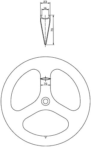 Lightweight & Aerodynamic 3 Spoke Wheelset for Road Bikes