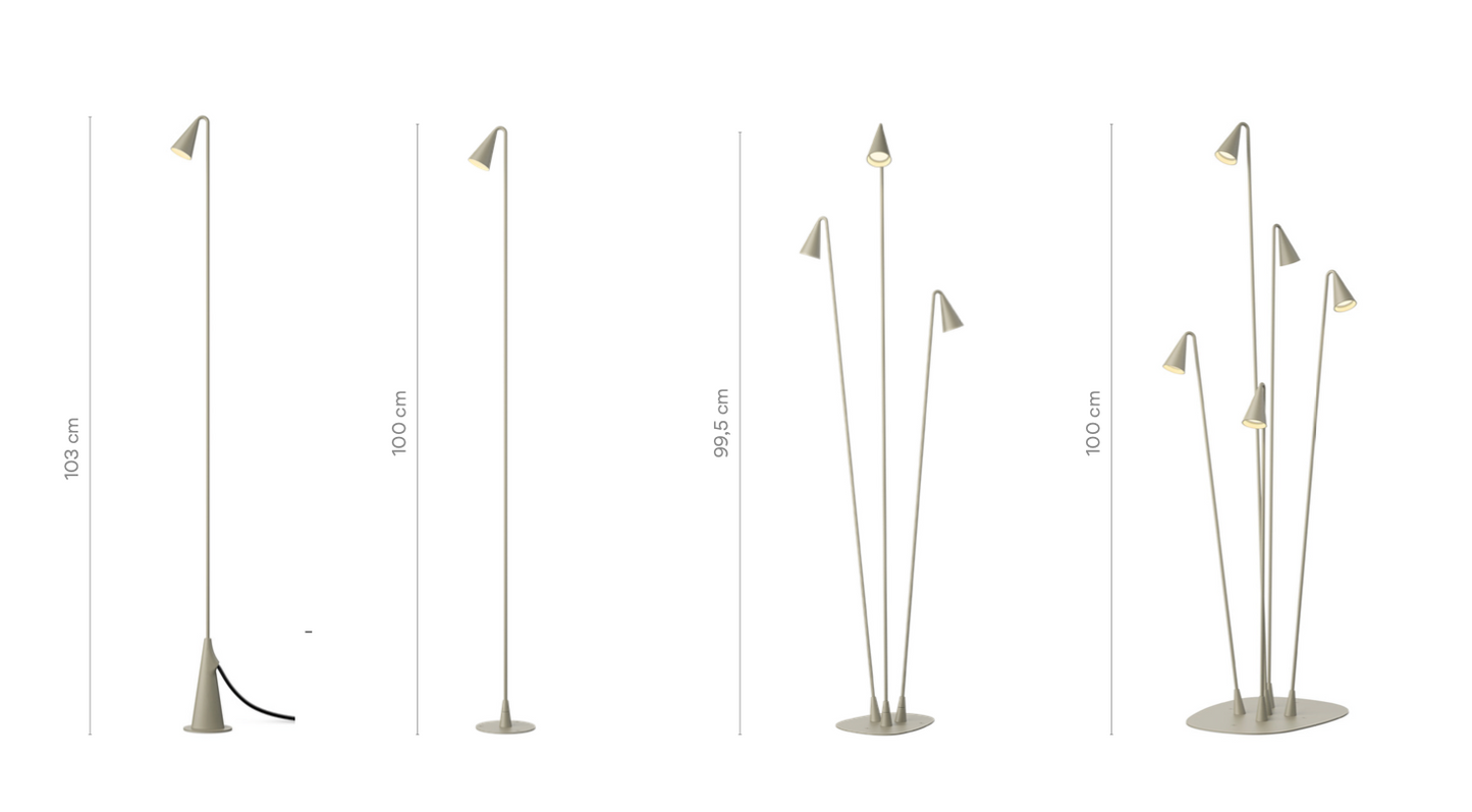 Brisa Floor Plug In, Oxide, LED, 2.1W, On/Off, IP64