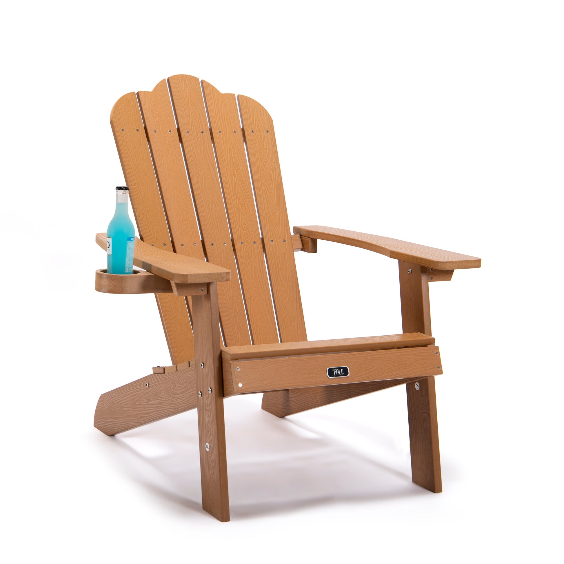 Durable plastic Adirondack chair cup holder for outdoor furniture