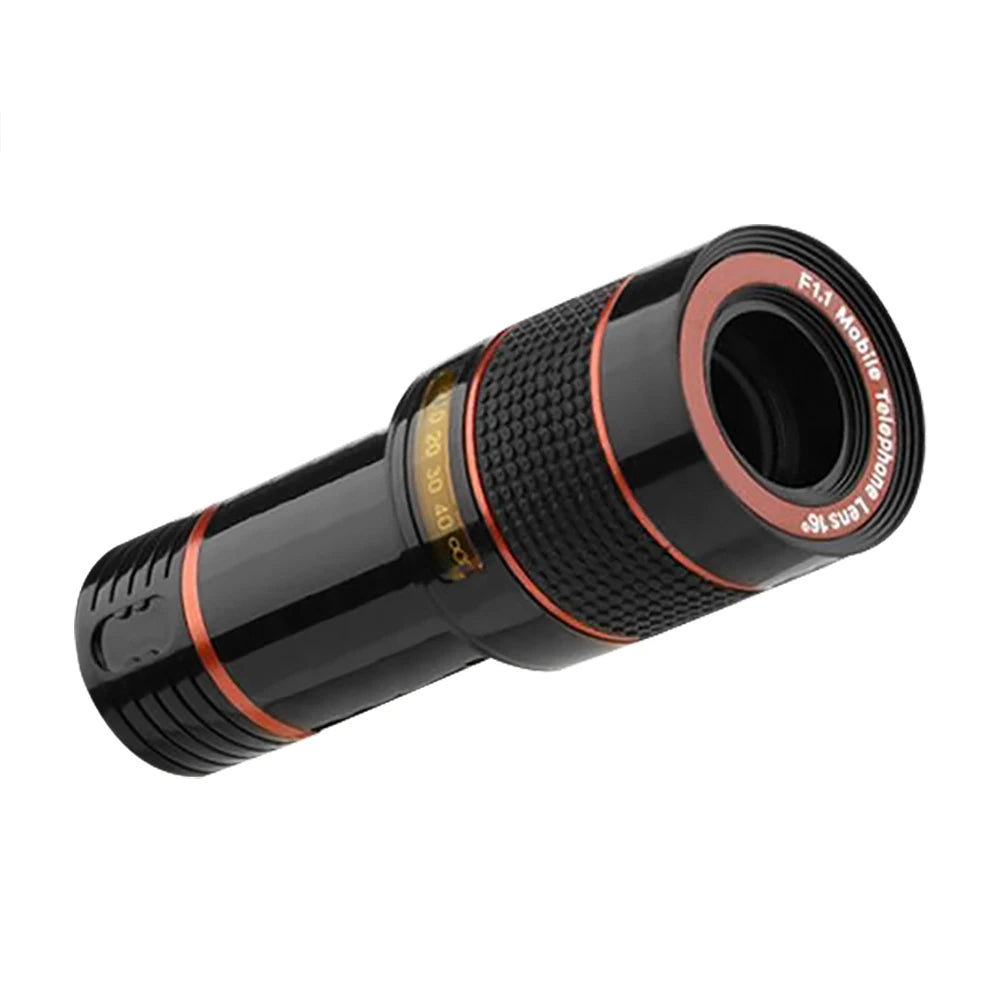 HD 8X Clip On Optical Zoom Telescope Camera Lens For Universal Mobile Cell Phone