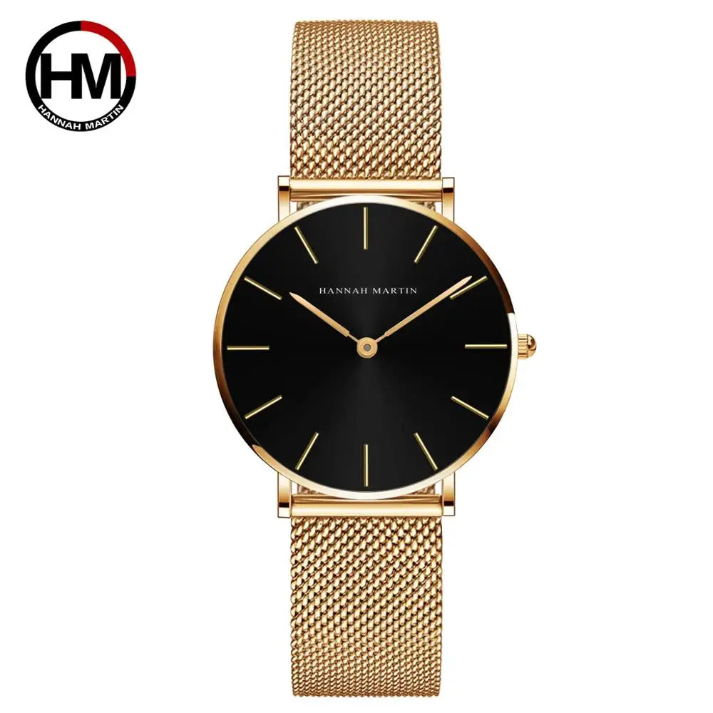 Affluent Steel Mesh Japan Quartz Watch